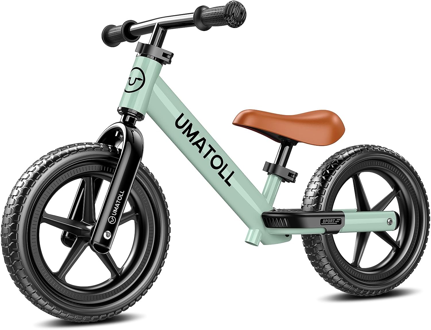 Detalle de Umatoll Toddler Balance Bike: Adjustable 2-5 Year Old Toy Bicycle for Safe, Early Riding
