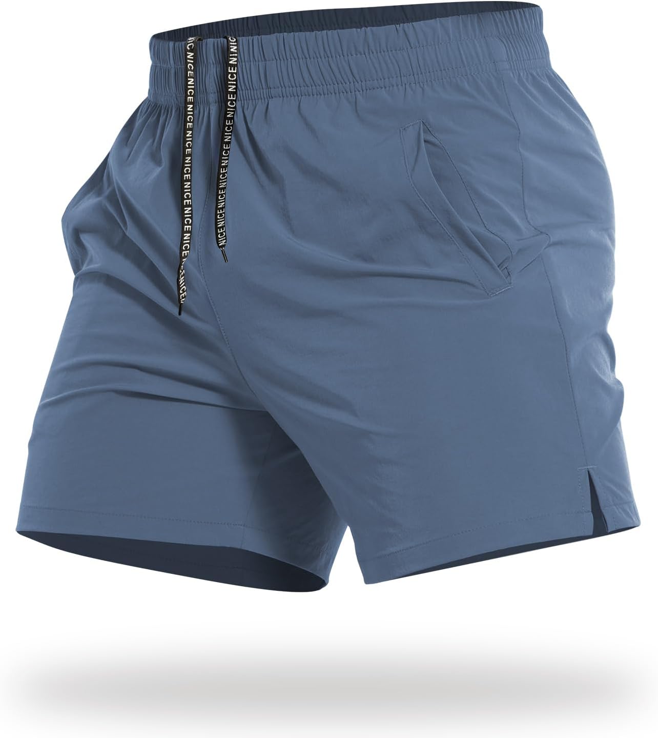 Detalle de CANGHPGIN Men's Workout Athletic Shorts 5 Inch Inseam with Multiple Pockets and Quick-Dry Nylon