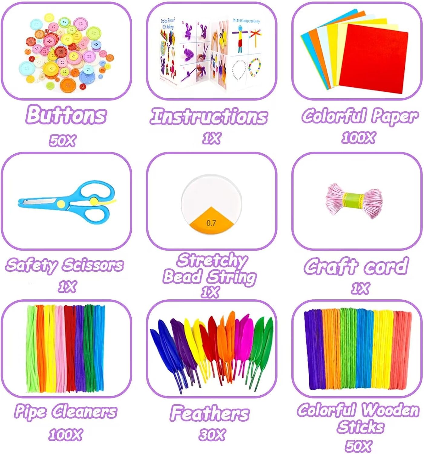 Thumbnail 4 de VLUSSO DIY arts and crafts kit 3000 pcs
