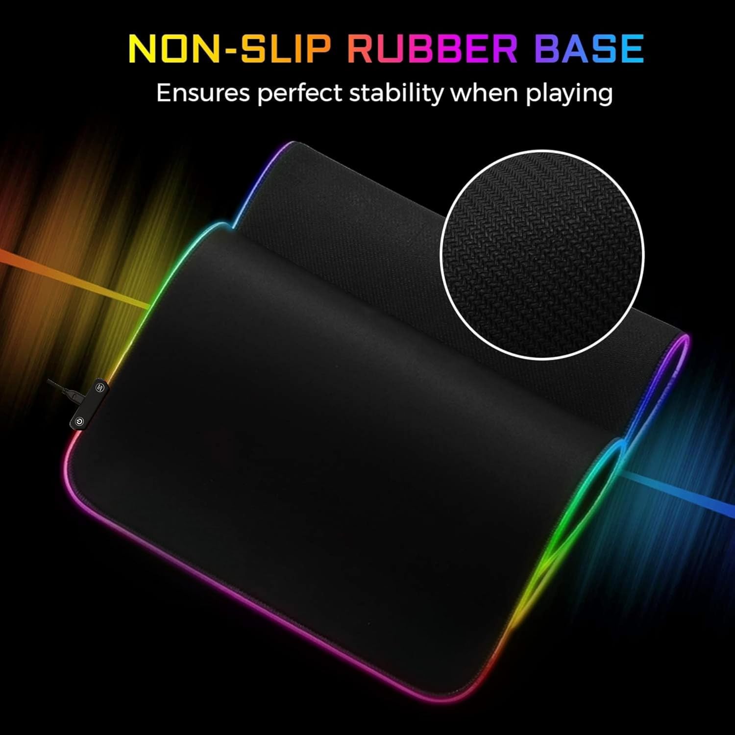 Thumbnail 6 de The G-Lab Pad Rubidium – Tapis de souris gaming RGB XXL 800x300x4 mm à 14 modes LED
