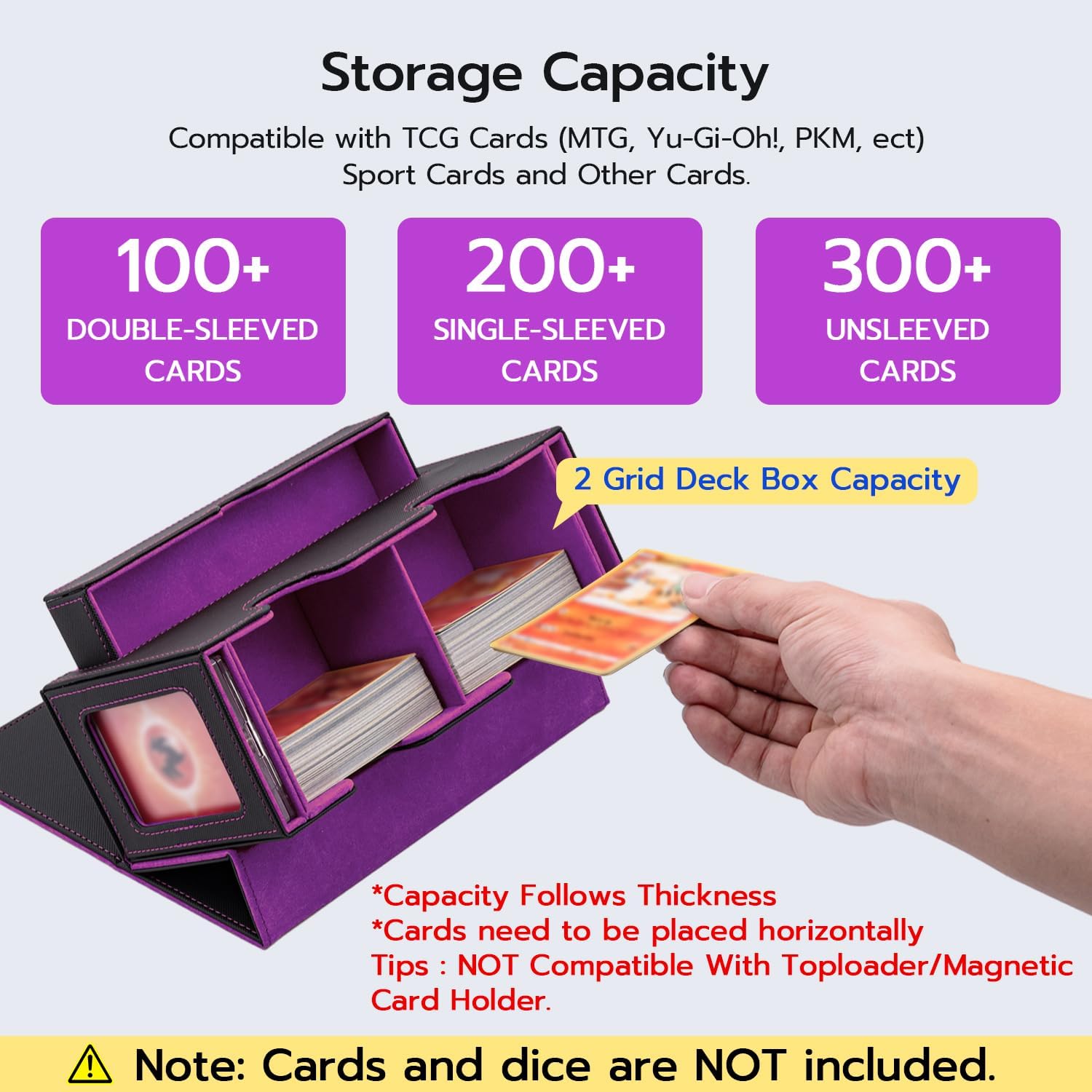 Detalle 2 de Tolesum Doppio Deck Box 310+ carte