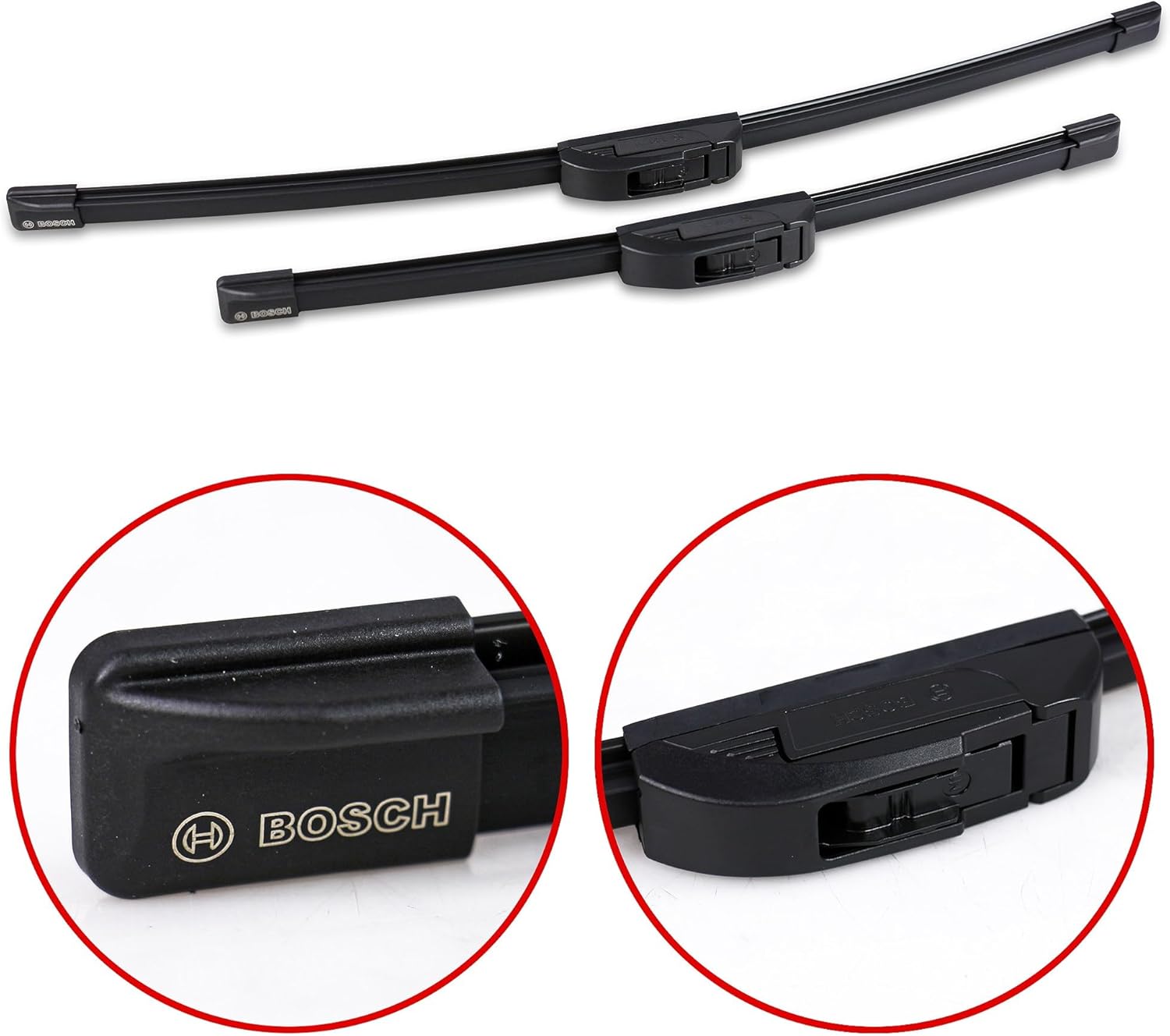 Detalle de Bosch Aerotwin AR534S Wiper Blade Set (530mm/380mm) for Left-Hand Drive EU