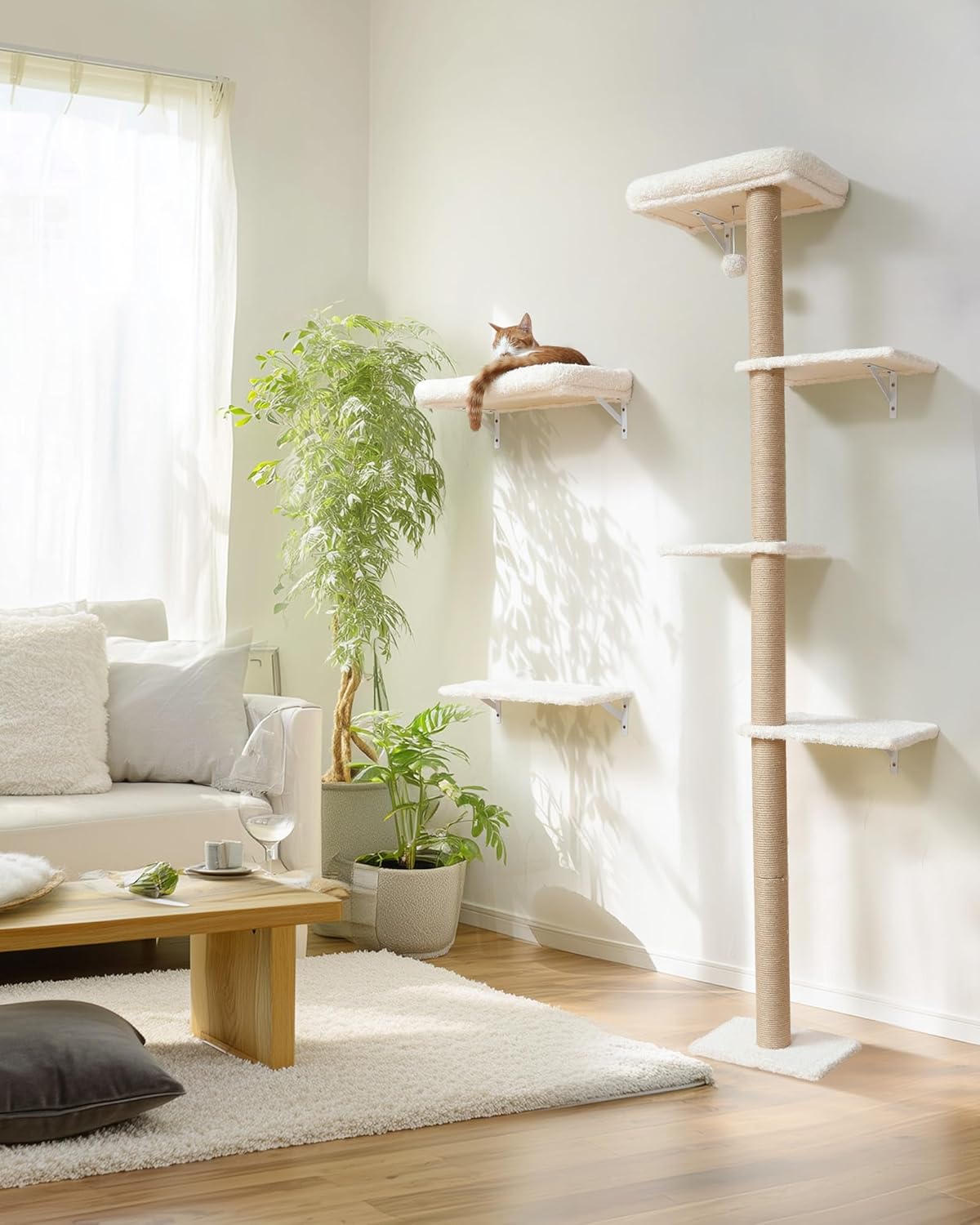 Thumbnail 6 de FUKUMARU Kletterwand Katzen-Set 178 cm