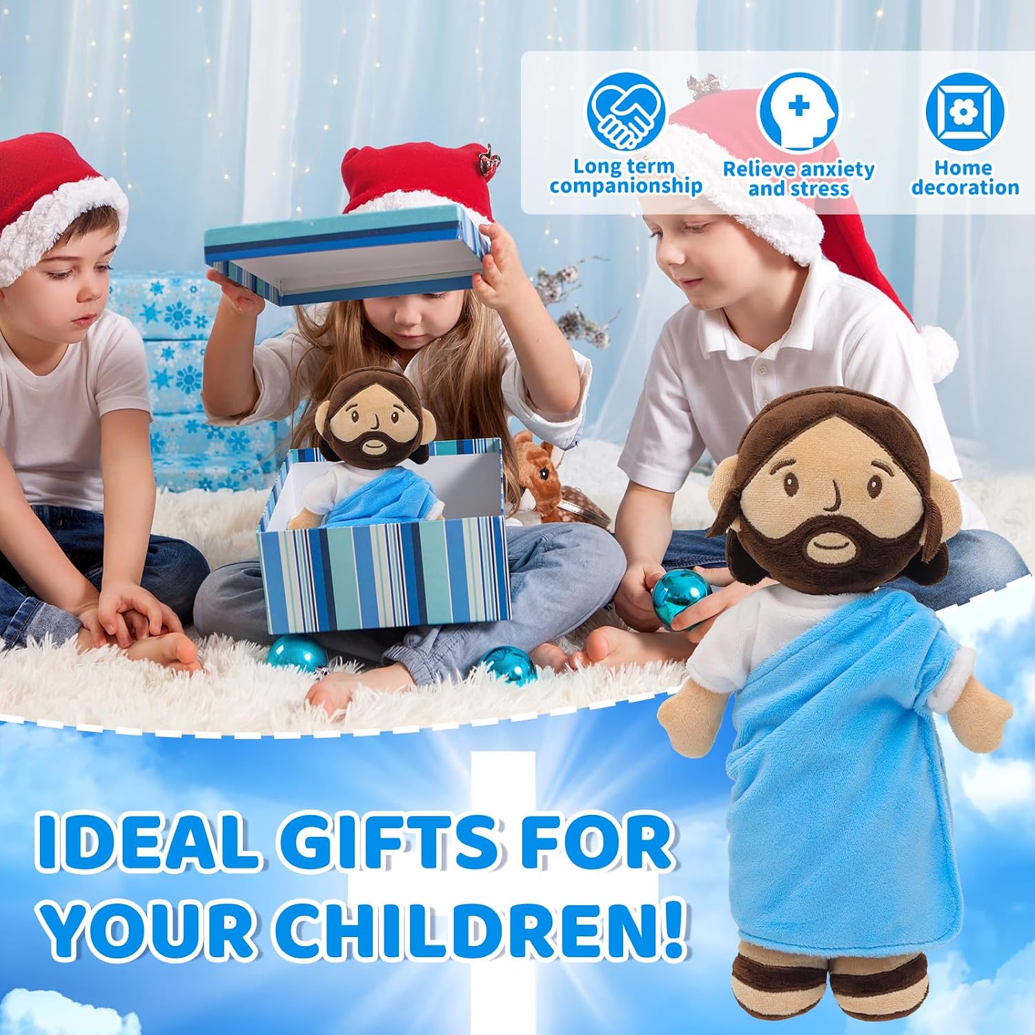Detalle 2 de Yelakey Jesus Plush Doll 11.8-inch