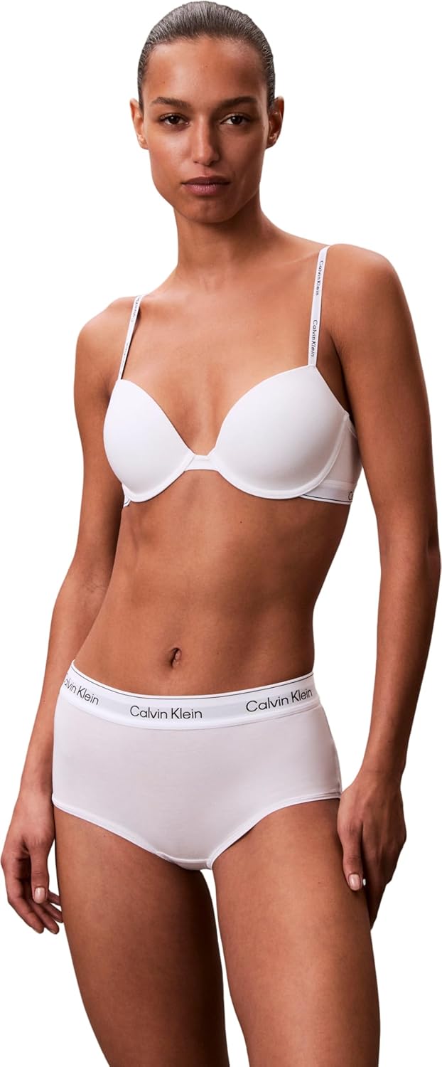 Thumbnail 5 de Calvin Klein Women’s Lightly Lined Demi Cup Bra with Logo Band