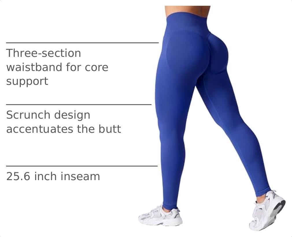 Detalle 2 de VOYJOY Workout Leggings, 25.6-inch inseam