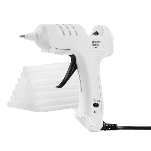 Detalle de Amazon Basics pistola de cola caliente 20 W