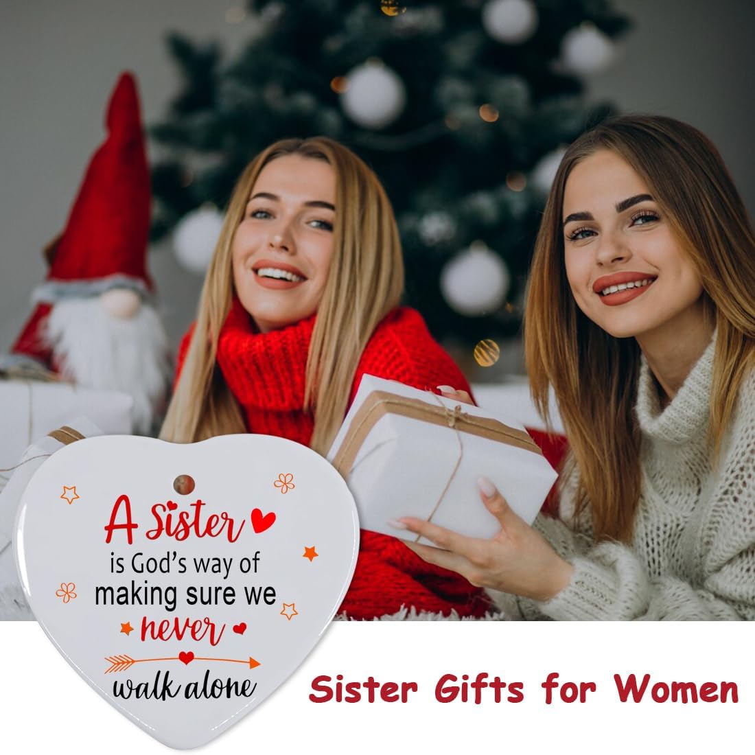 Detalle 2 de Sister Christmas Ornament 2025 for Sisters