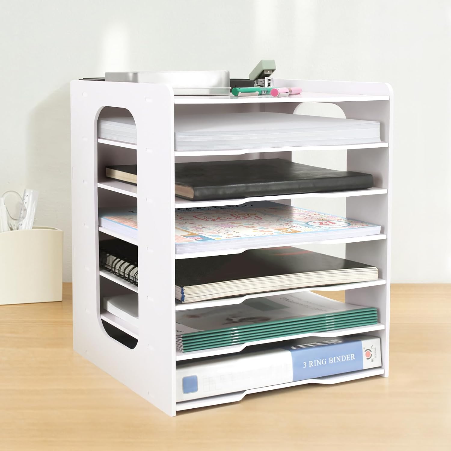 Detalle 1 de SONGWAY – 7-poziomowy organizer na papier do scrapbookingu 30,5 × 30,5 cm
