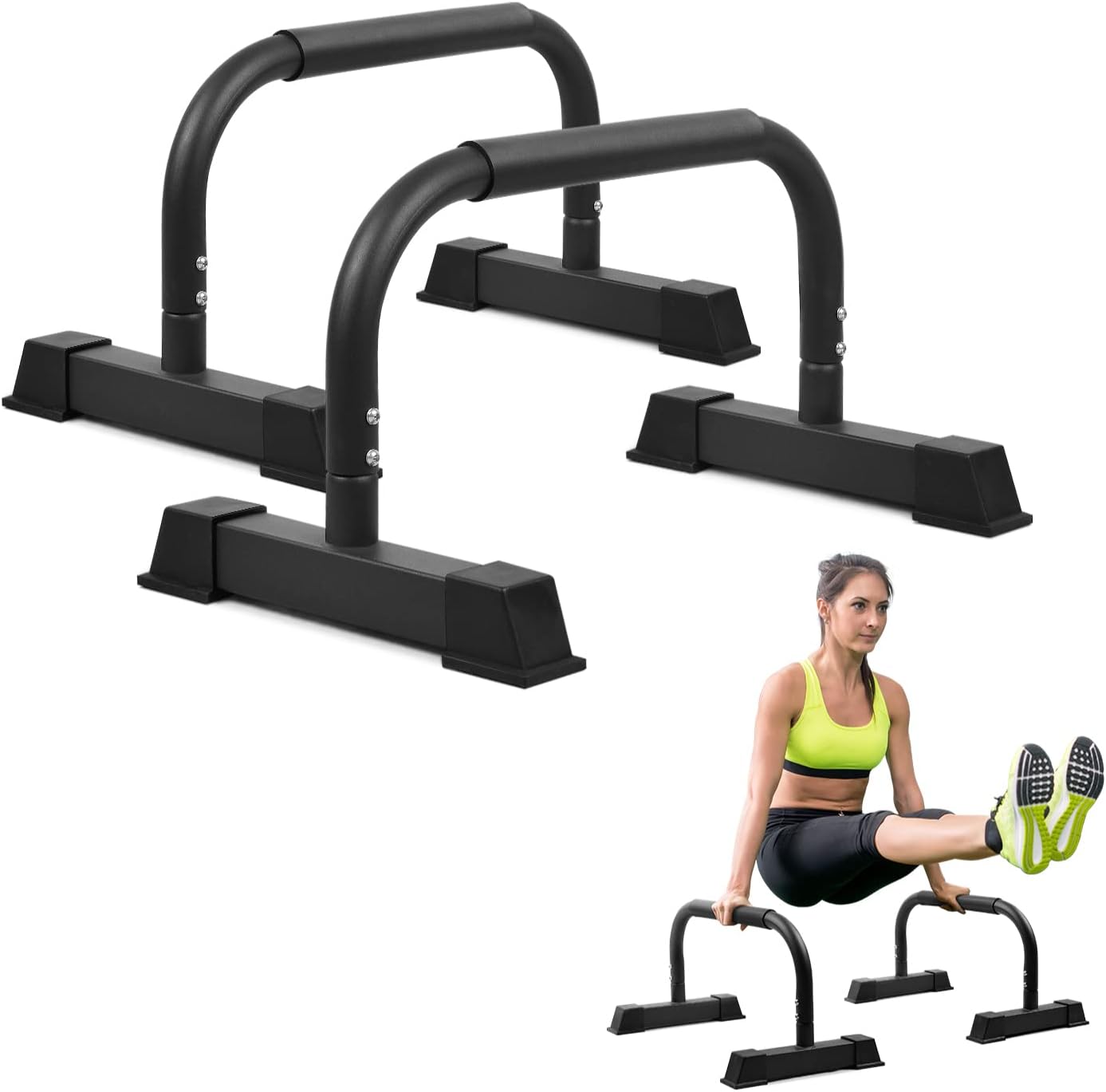 Thumbnail 6 de Yes4All parallele calisthenics in legno/acciaio per dip e push-up