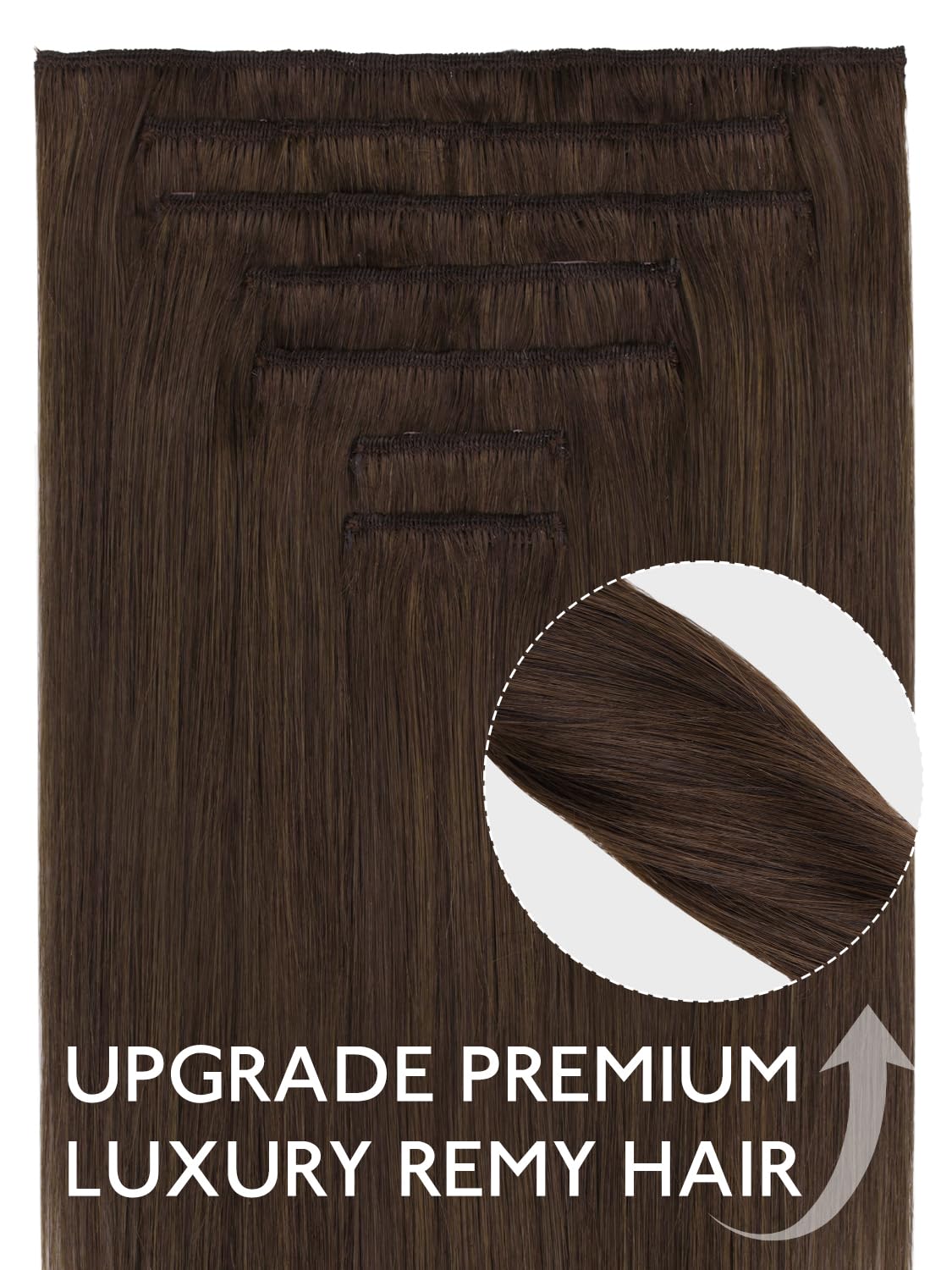 Detalle de WENNALIFE Clip-in Echthaar Extensions 50 g