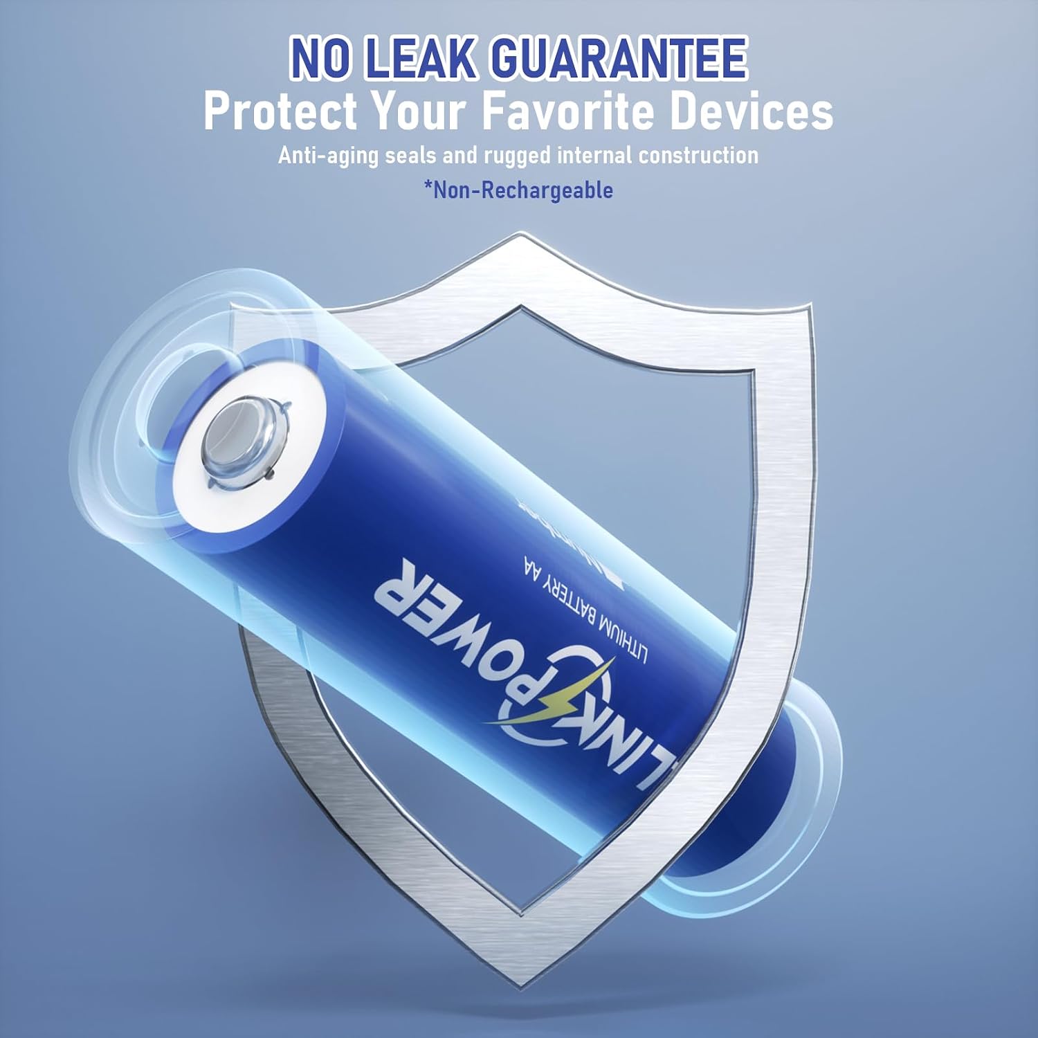 Detalle de Blinkspower AA lithium batteries 3700mAh