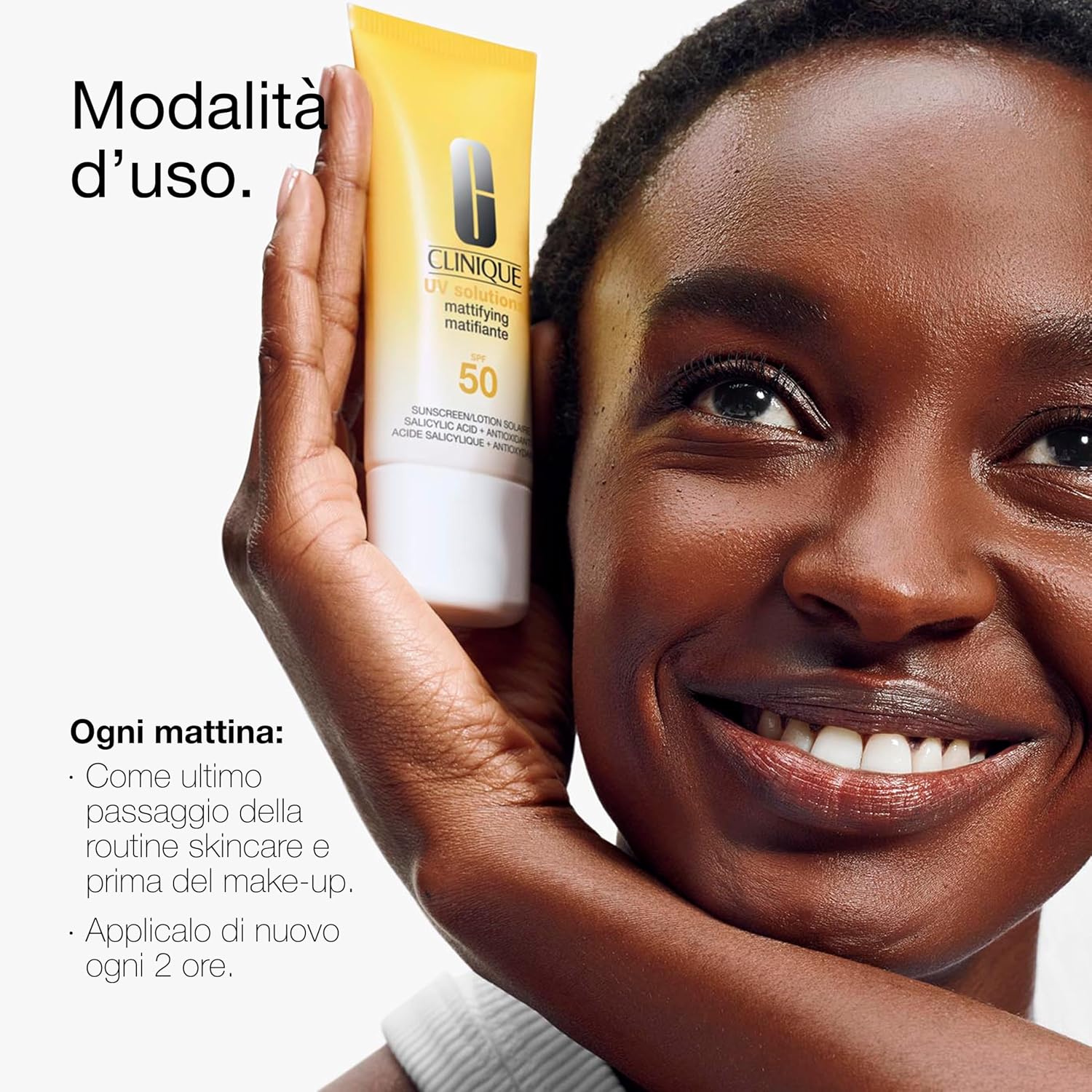 Thumbnail 6 de Clinique UV Solutions Protezione Solare Opacizzante SPF 50 – Contro lucentezza e impurità
