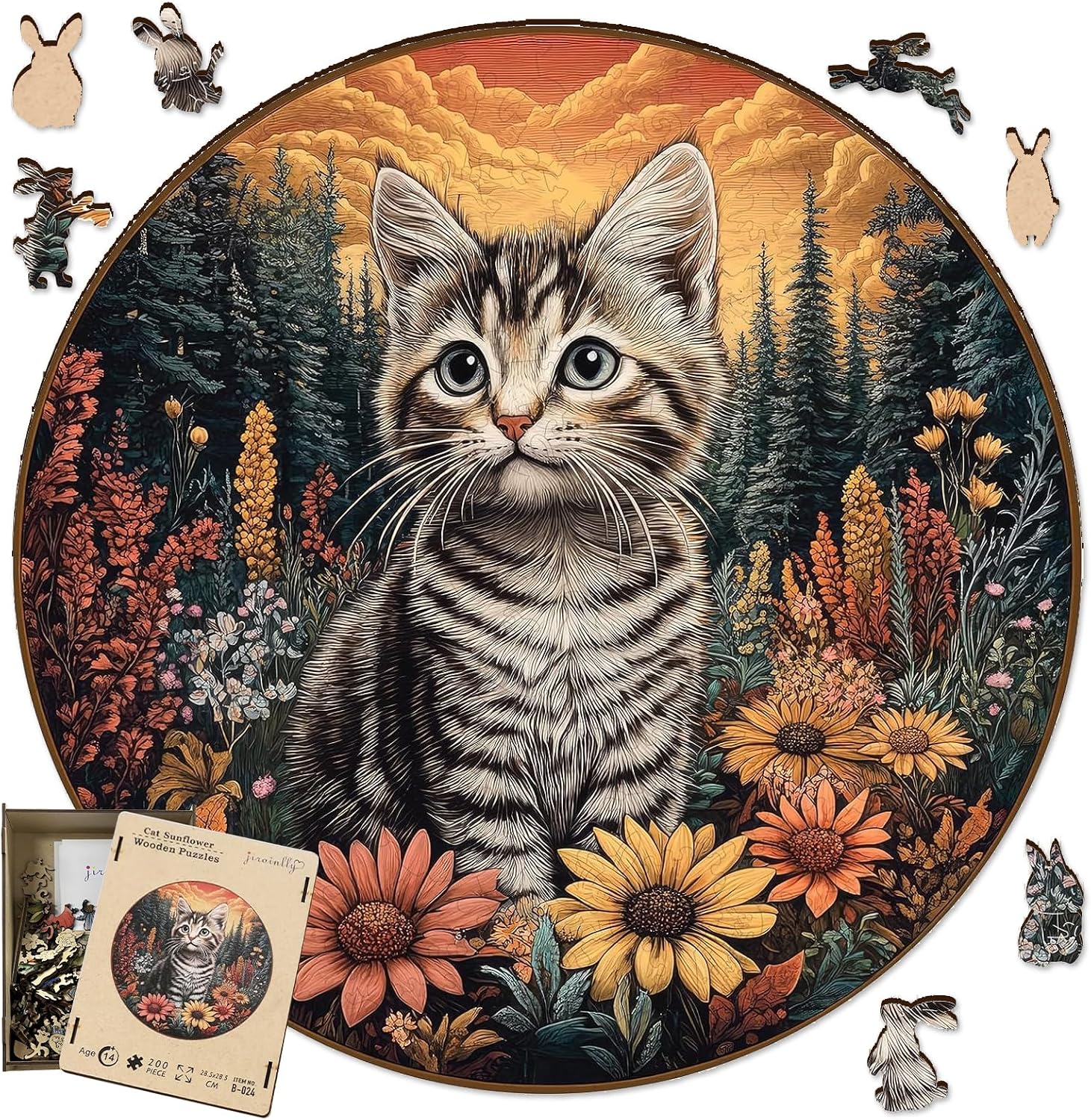 Detalle de Jiroinlly Wooden Jigsaw Puzzle, 500 Pieces