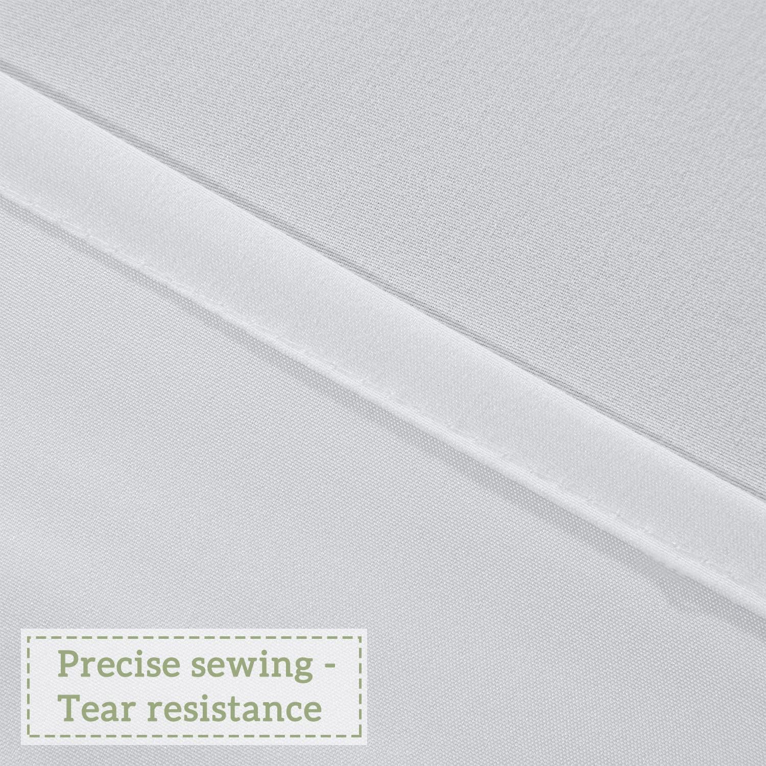 Detalle de Homechoice Decor Ruffle Shower Curtain, 72 x 84 Inches