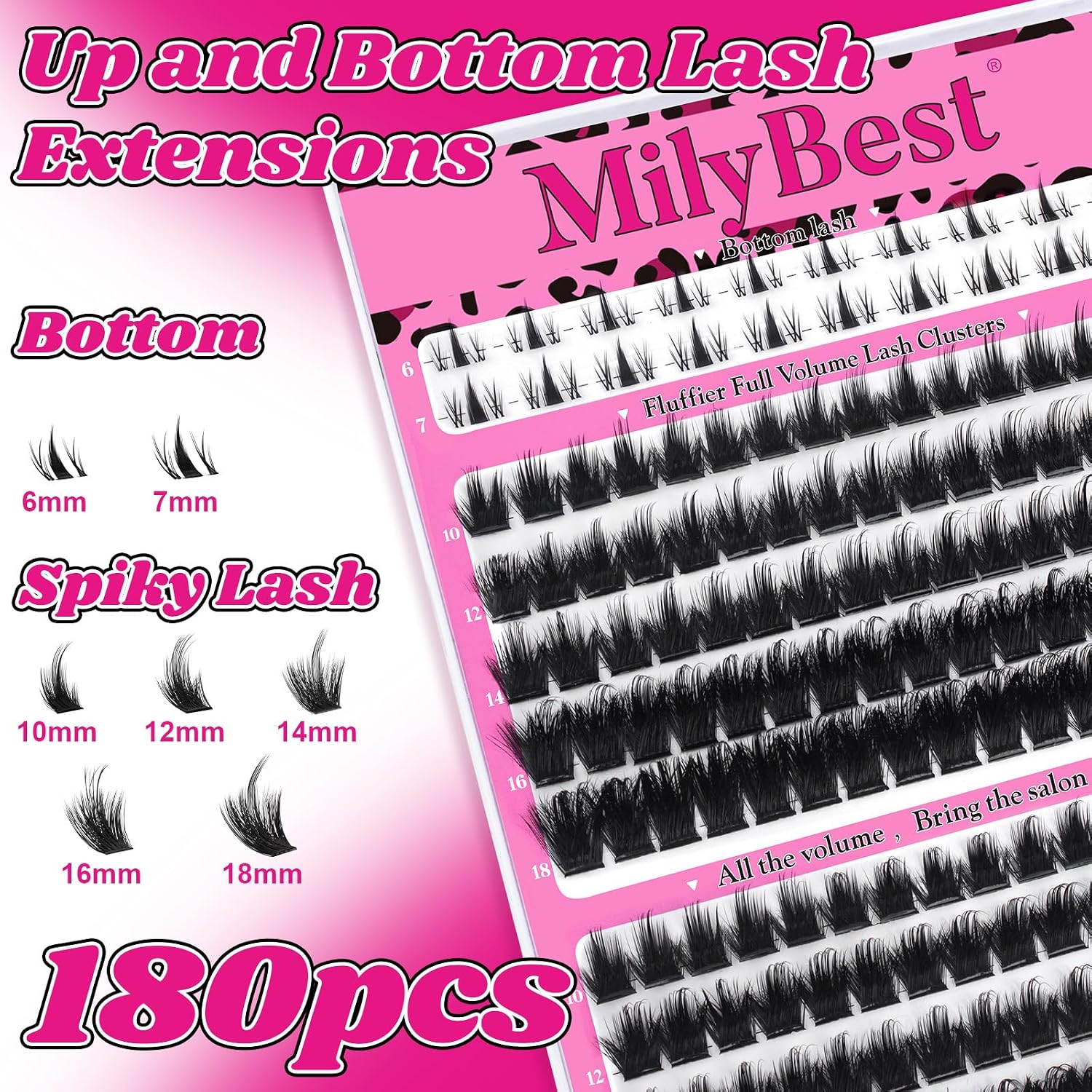 Thumbnail 2 de Cove Lash Clusters Kit Eyelash Extensions by MilyBest — All-in-One Home Salon Kit