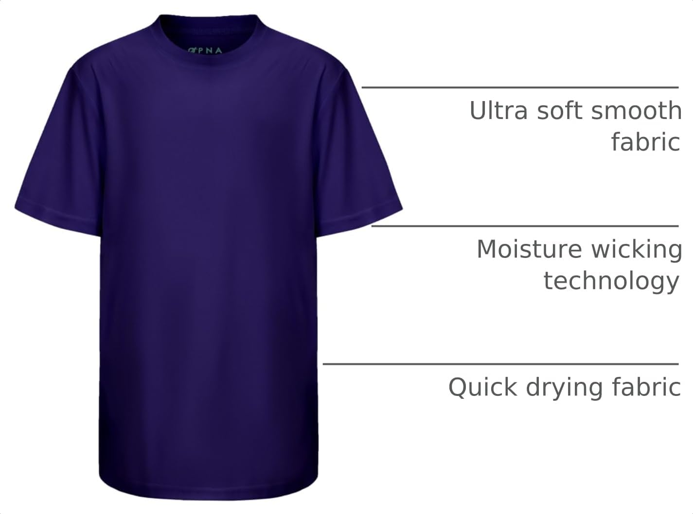 Thumbnail 3 de OPNA Youth Dri Fit Athletic T-Shirts for Sports — Youth & Teen Sizes