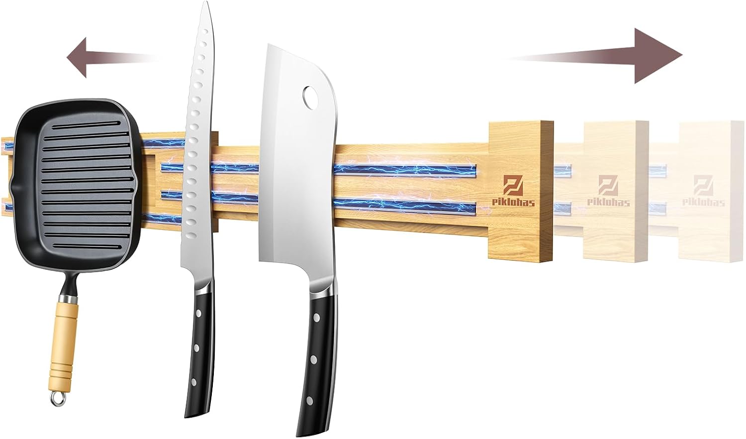 Detalle de Piklohas Magnetic Knife Holder, 16.5-Inch