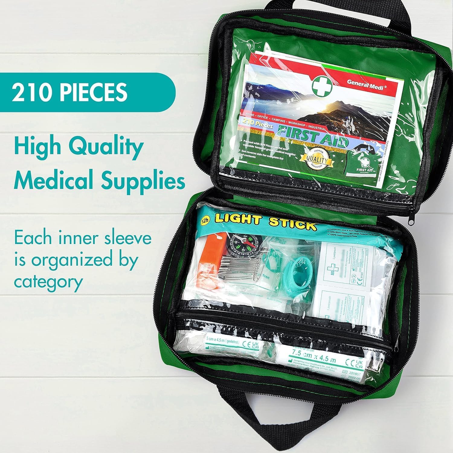 Thumbnail 3 de General Medi 210-Piece First Aid Kit 🩹