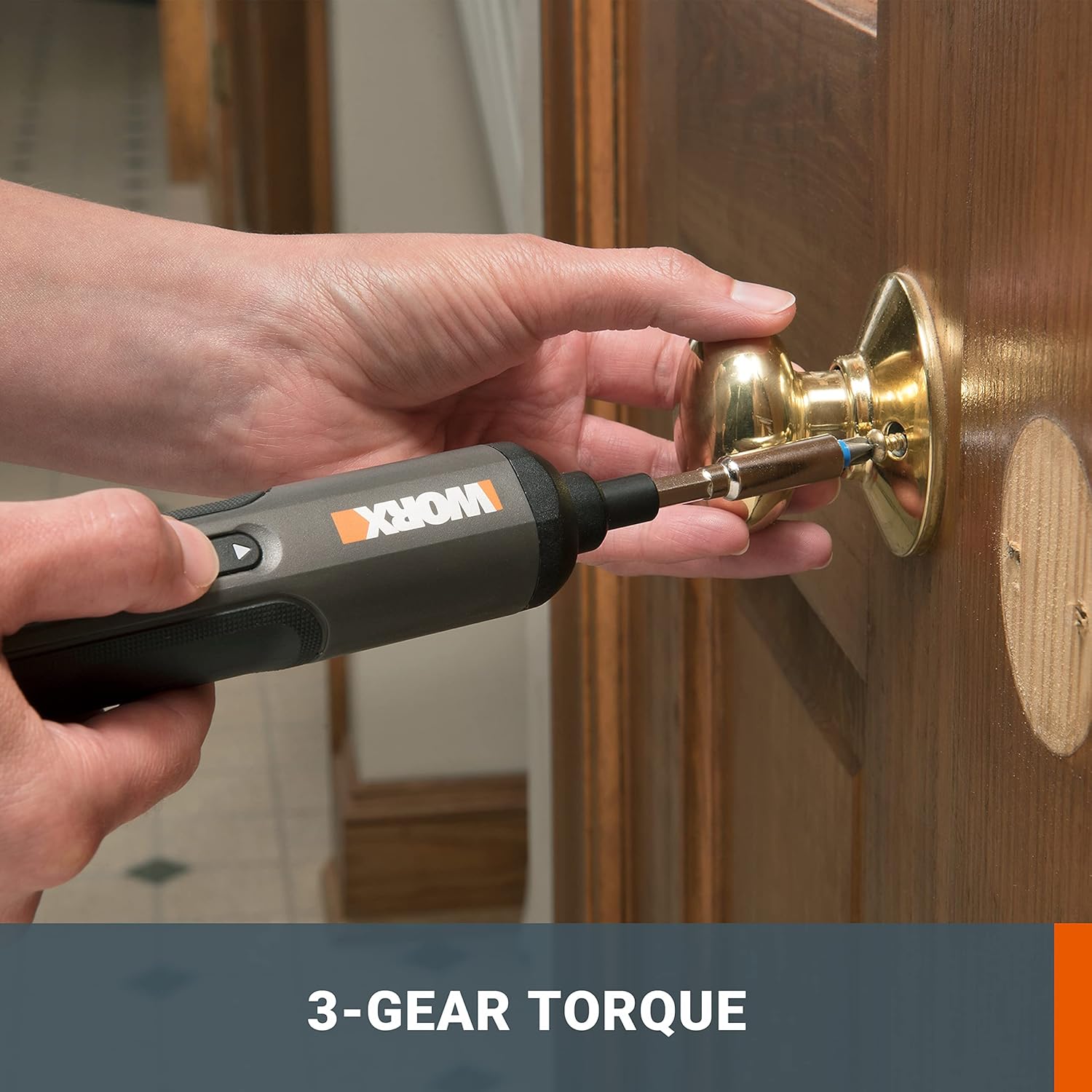 Thumbnail 3 de WORX WX240 3.6V (4V Max) Mini Electric Screwdriver – 3 Gear Torque, 5Nm, 24 Bits, USB-C Charging