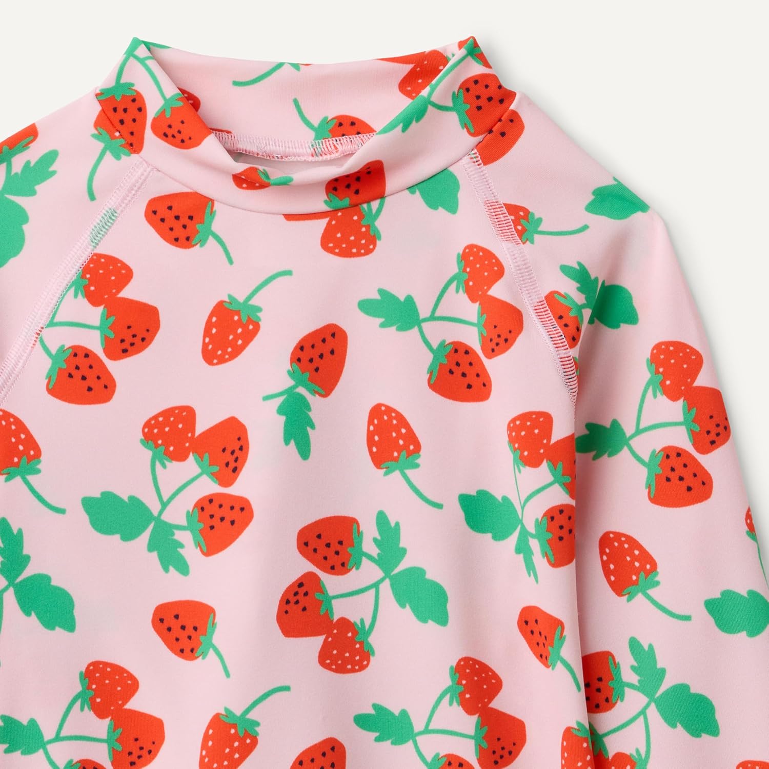 Detalle de Amazon Essentials Mädchen Langärmliges Rashguard T-Shirt – Slim Fit für Pool & Strand