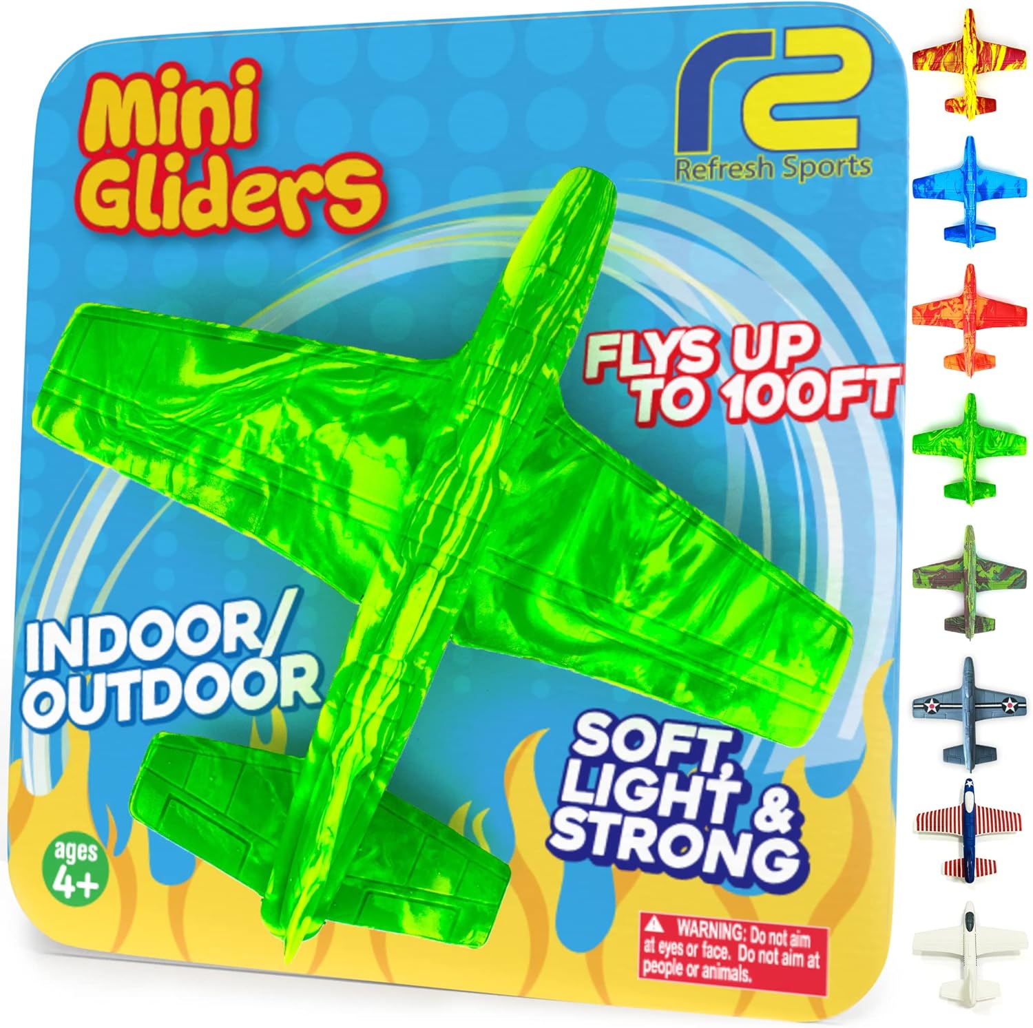 Detalle de Refresh Sports Foam Airplanes 100ft Flight
