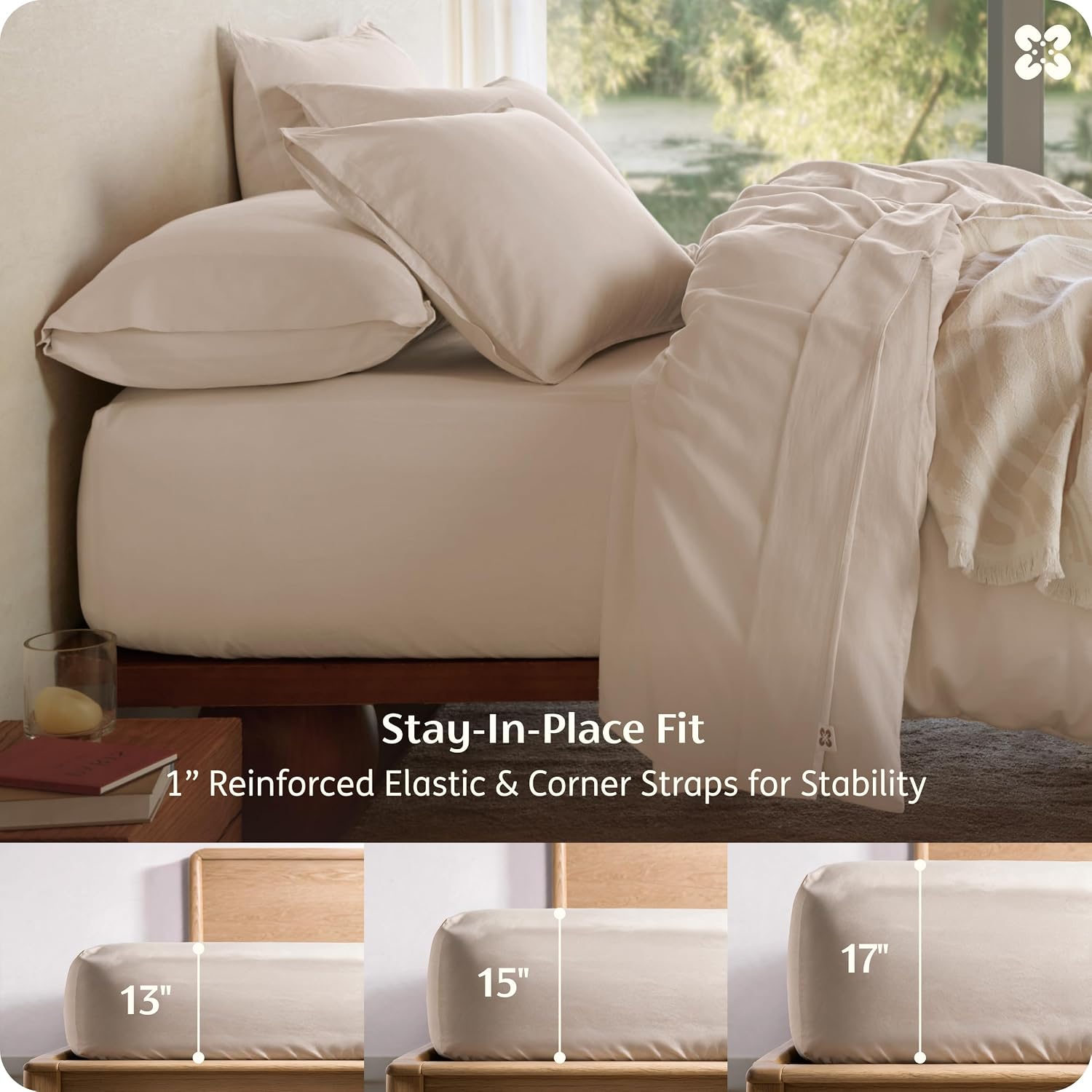 Detalle de Bedsure Organic Cotton Sheets