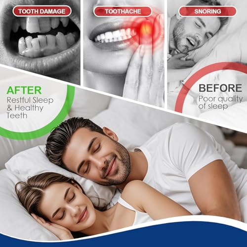 Detalle de Okalabandee: 4 Protectores Bucales Anti-Ronquidos – Férula Dental Anti-Bruxismo