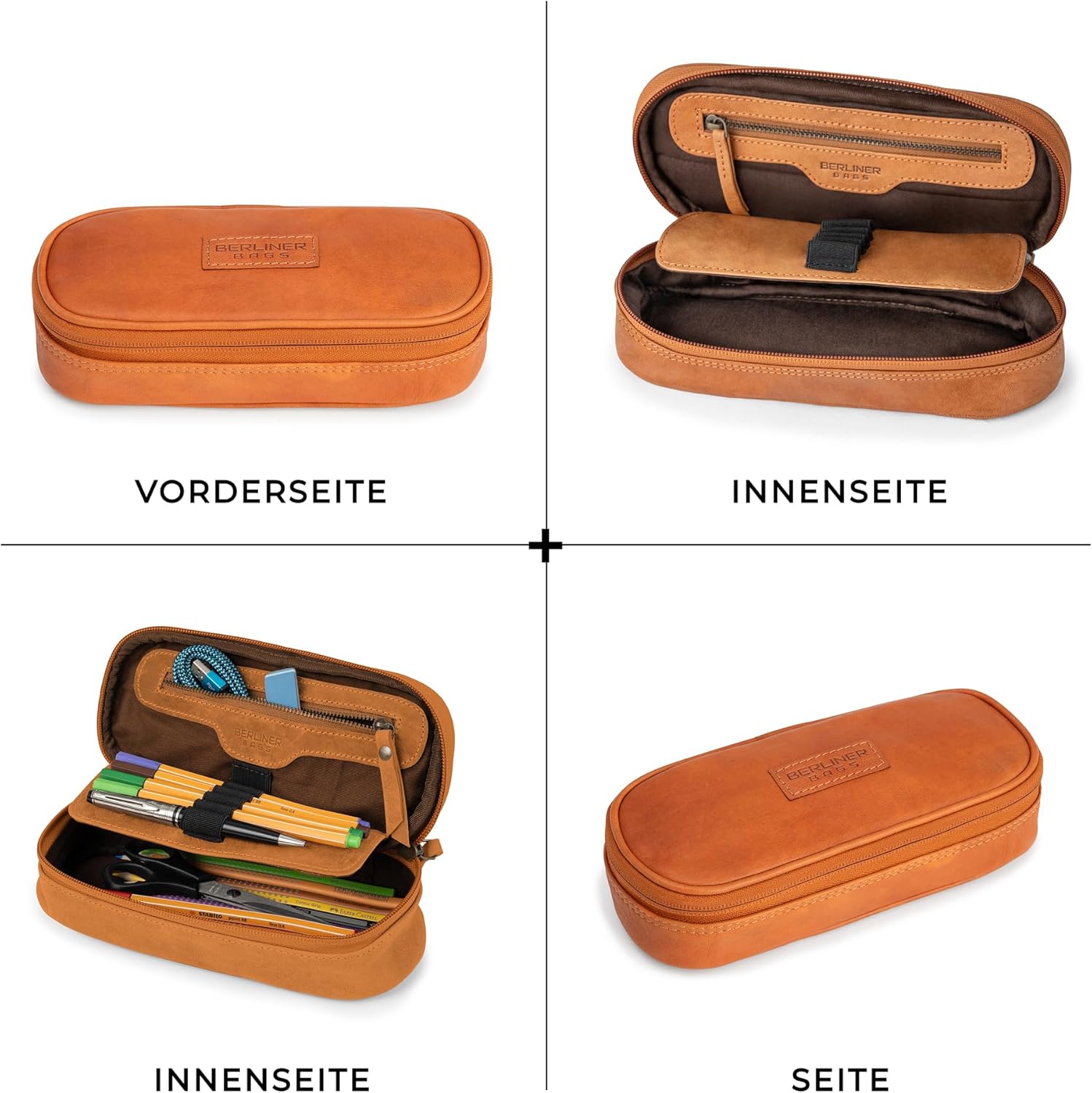 Thumbnail 4 de Berliner Bags Felix Federmäppchen aus Leder 22,5 cm
