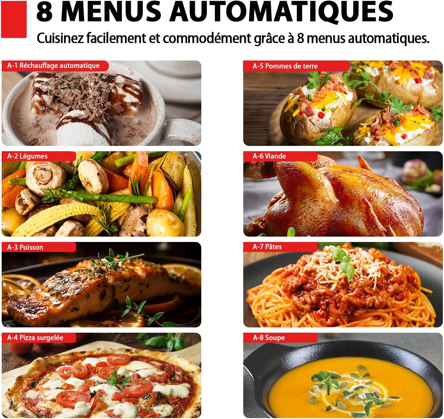 Thumbnail 3 de Toshiba MW3-AG20PE(BK) : micro-ondes 3 en 1 20 L avec gril et programmes automatiques