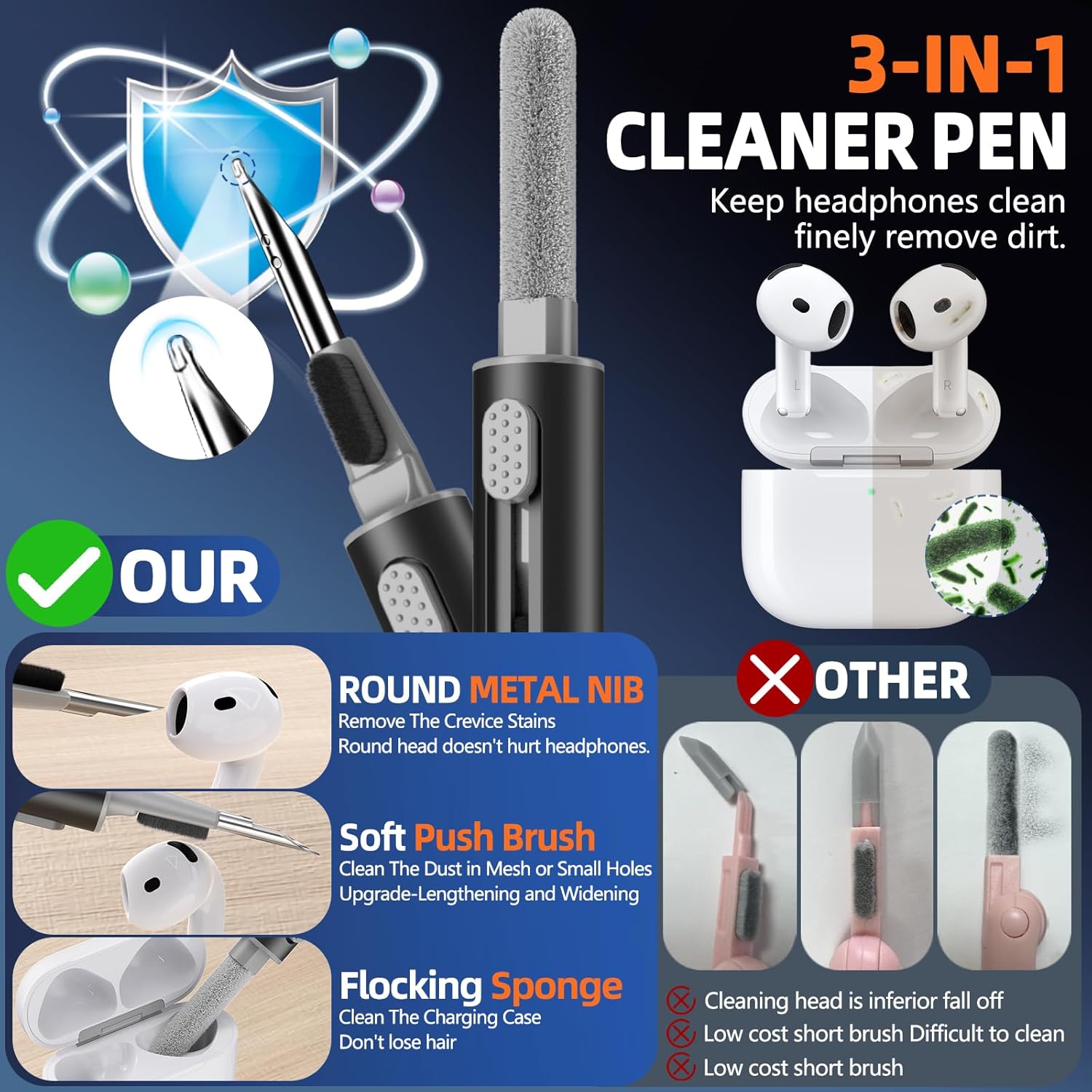 Thumbnail 6 de Inesore AirPods 4 Case with Phone Stand
