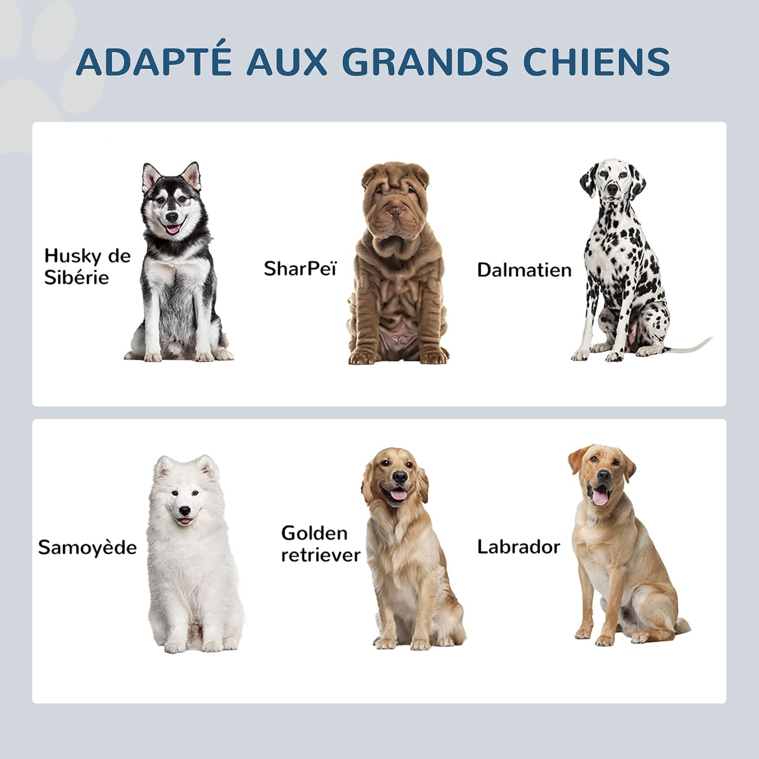 Detalle de PawHut gamelles pour chiens surélevées avec support et tiroir coulissant (2 gamelles inox de 2 L)