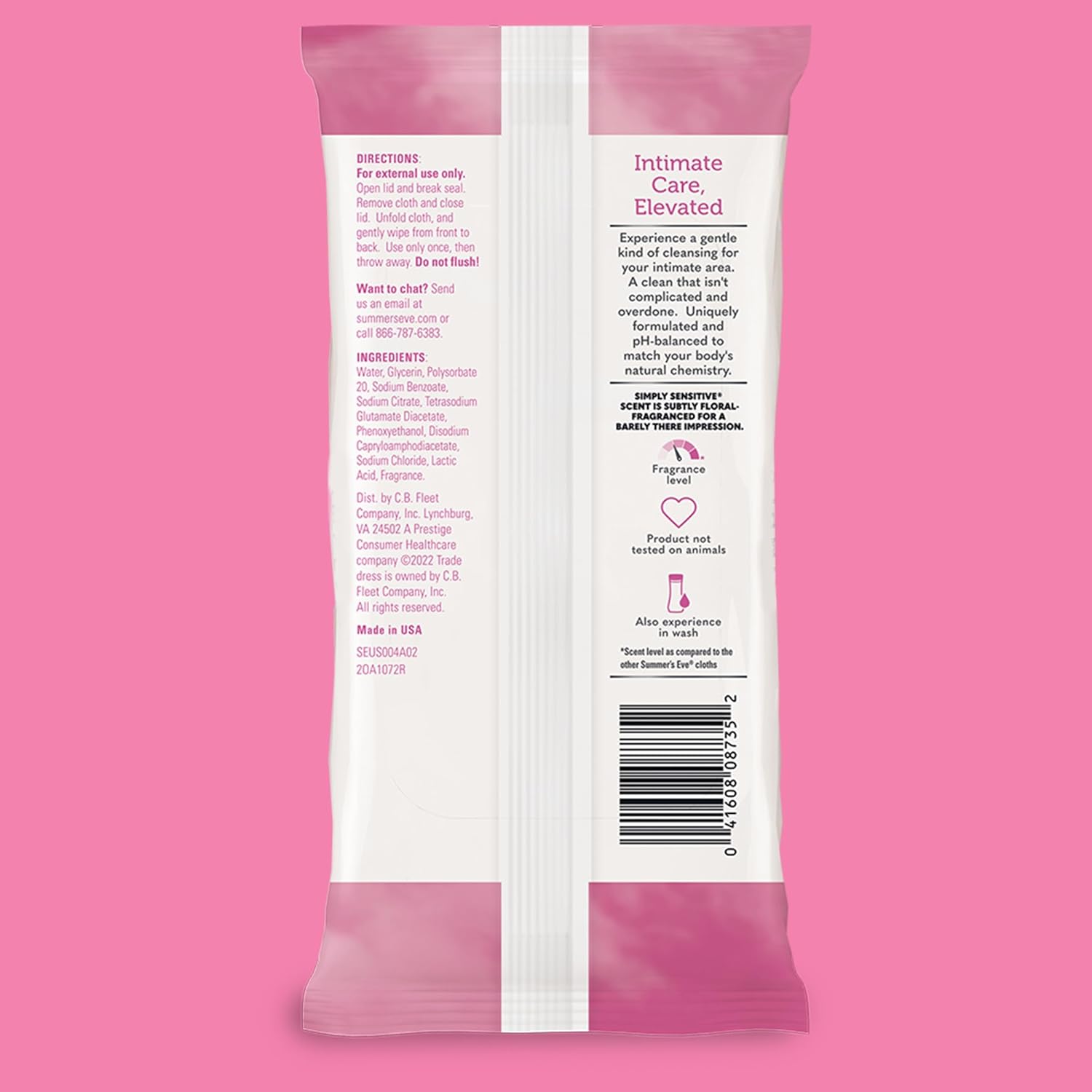 Thumbnail 6 de Summer's Eve Simply Sensitive Feminine Wipes 32ct