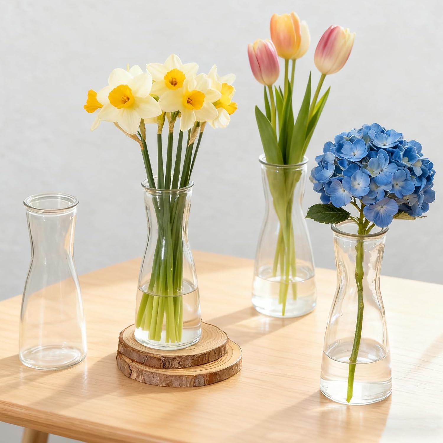 Thumbnail 4 de TEUYOE 14 cm Clear Bud Vase set 12-pack
