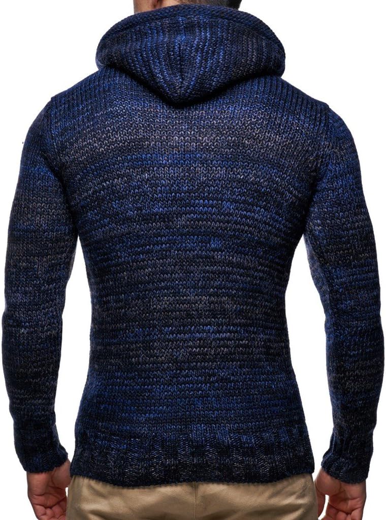 Detalle de Leif Nelson Pull Tricoté Cardigan Homme – Élégance décontractée et confort tout au long de l’année