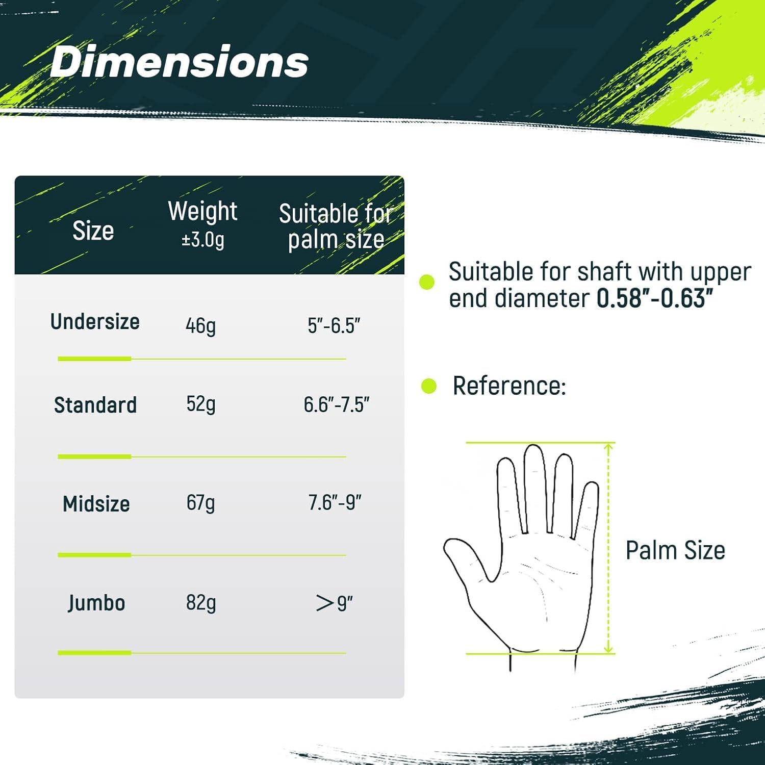 Detalle 2 de SAPLIZE CC01 rubber golf grips (13 grips) – Standard/Midsize/Oversize, anti-slip grip
