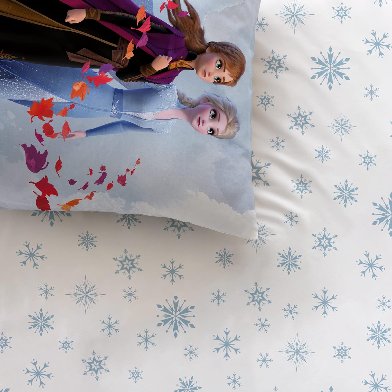Thumbnail 1 de CTI Parure de lit imprimée 100% coton Disney Home Frozen Trio 140x200 cm