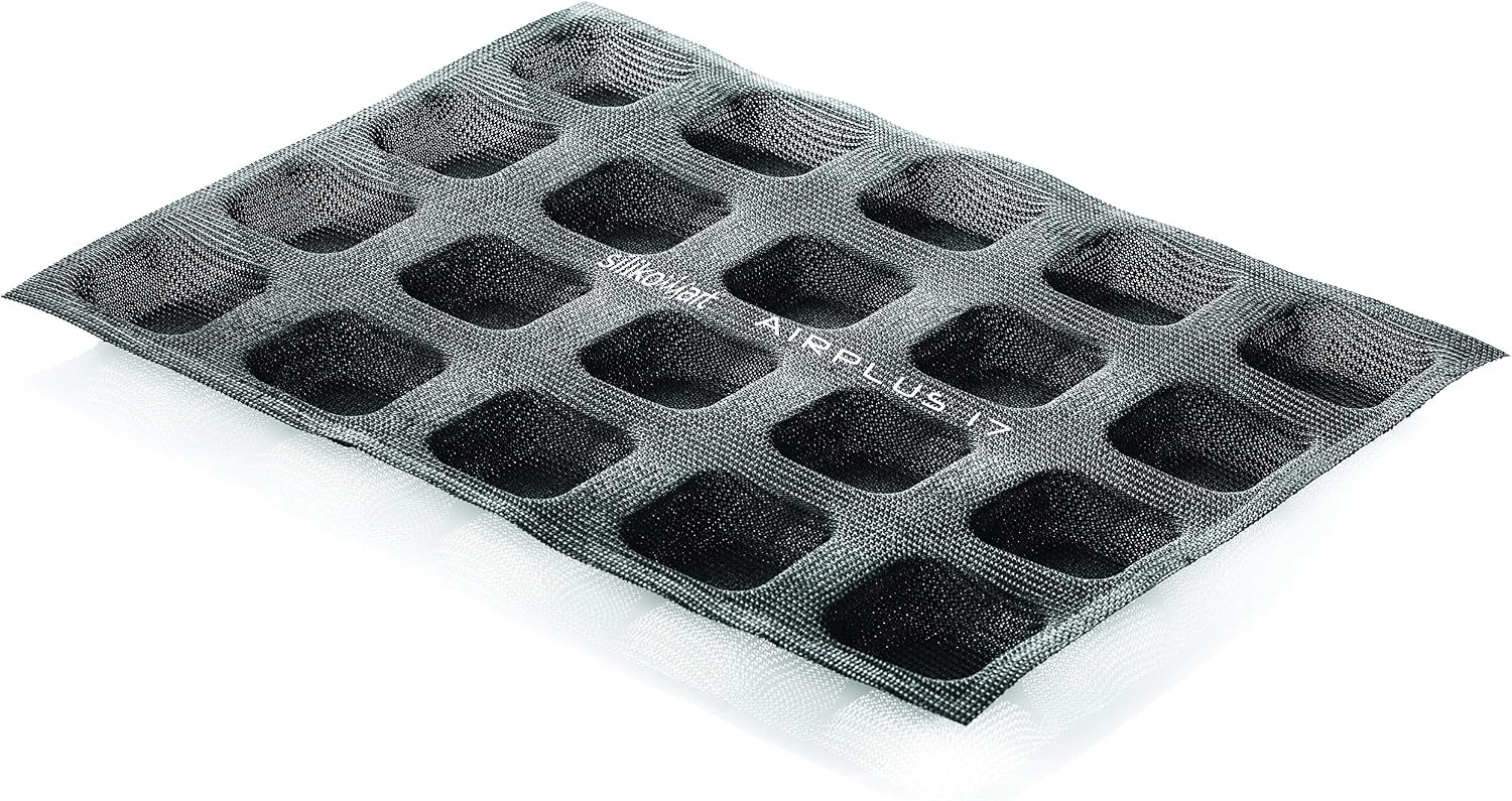 Detalle 2 de Silikomart AIR PLUS 17 N.20 SQUARE – mikroperforowana forma silikonowa 50 × 50 × 20 mm