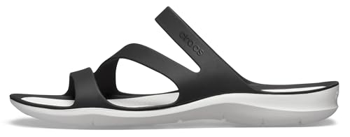 Thumbnail 6 de Crocs Swiftwater Sandal W: sandalia de agua sin cordones para mujer (Black/White) 36-37 EU
