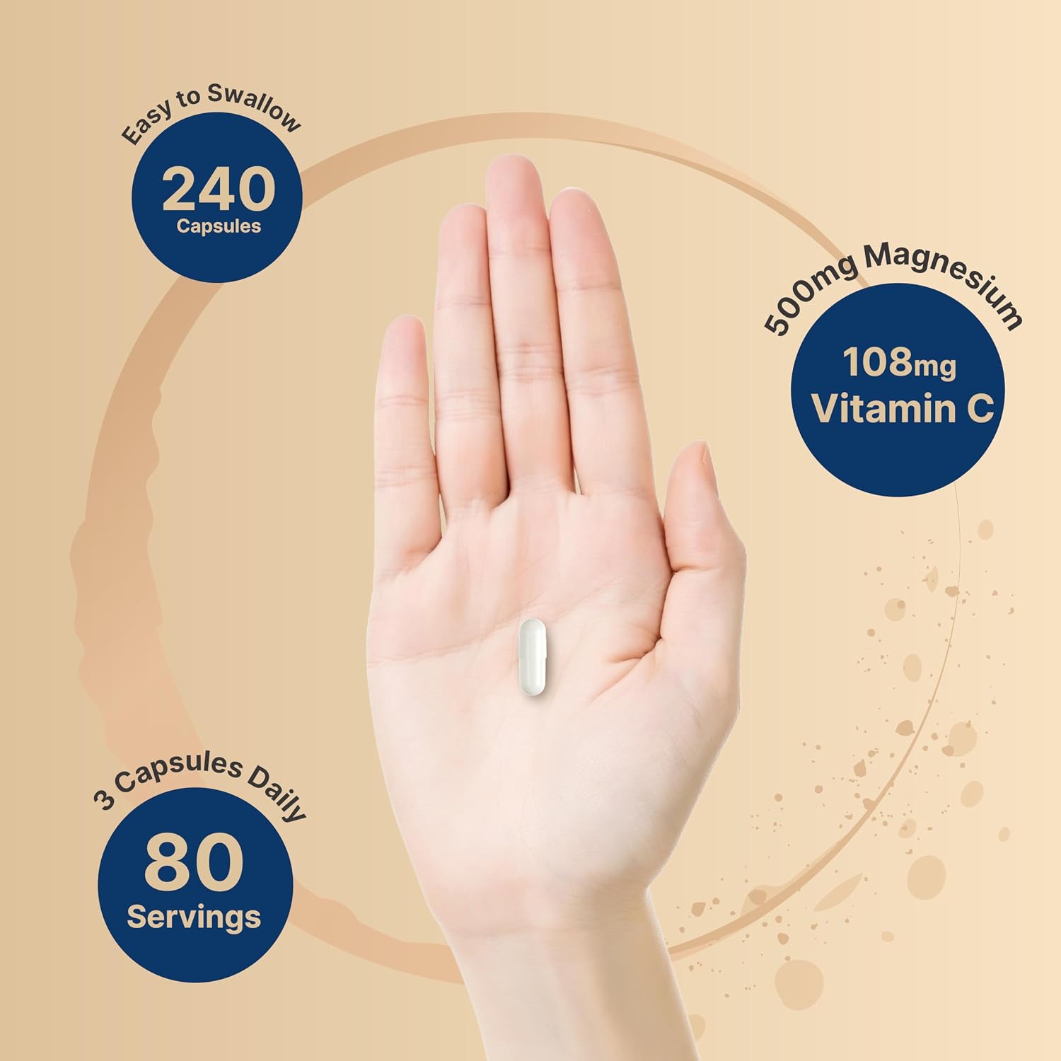 Detalle 2 de NatureBell Magnesium Citrate 240 Capsules