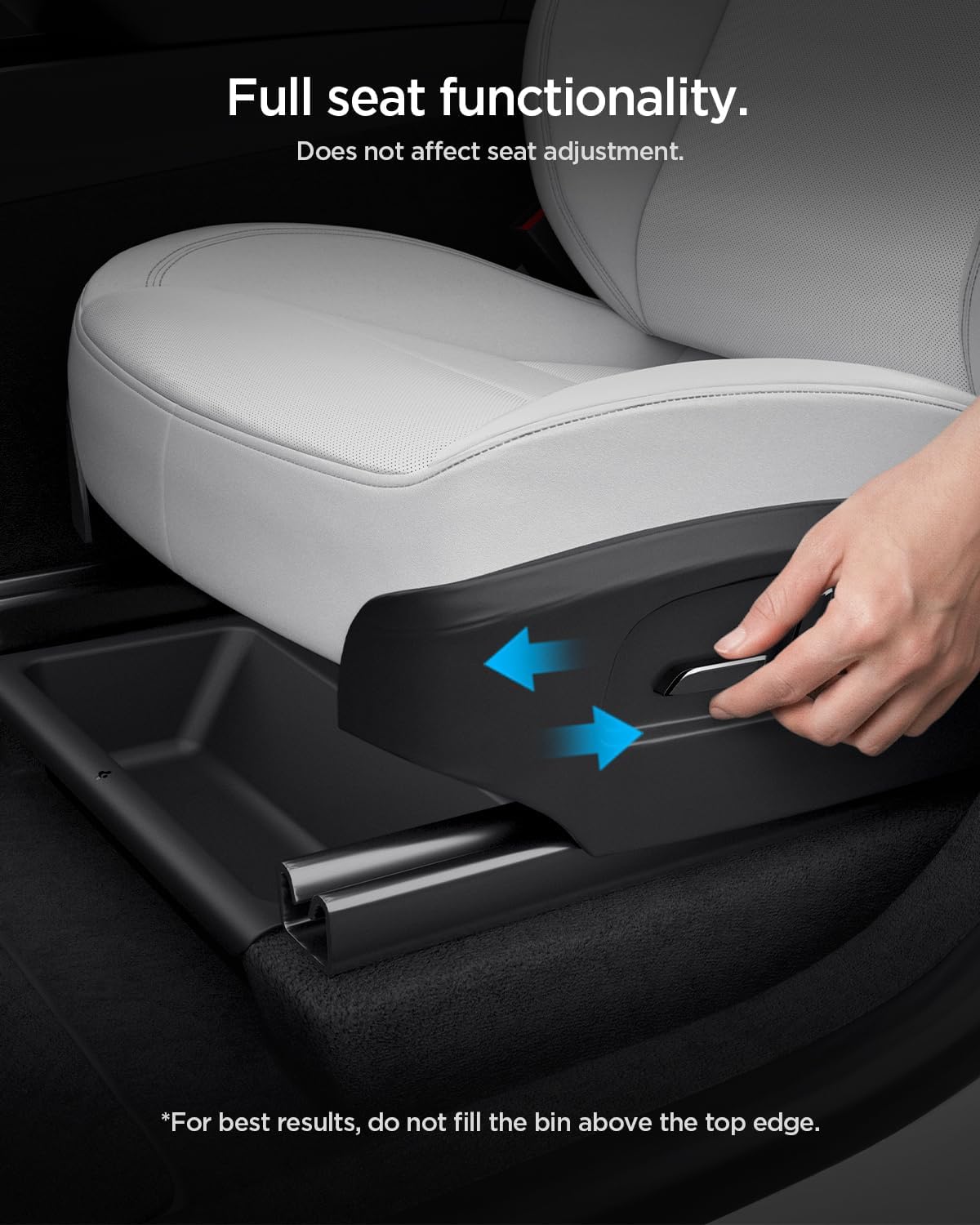 Thumbnail 5 de Spigen Tesla Model Y Juniper – Bac de rangement sous siège (Standard/Premium/Performance 2025-2026)