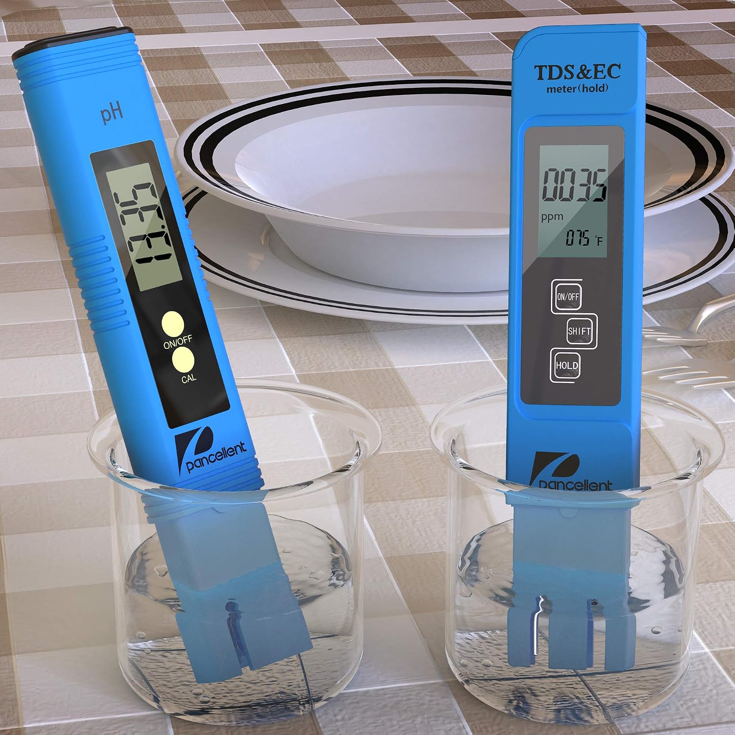 Thumbnail 6 de Pancellent 4 IN 1 BLAU BLAU watertestset voor pH, TDS, EC en temperatuur