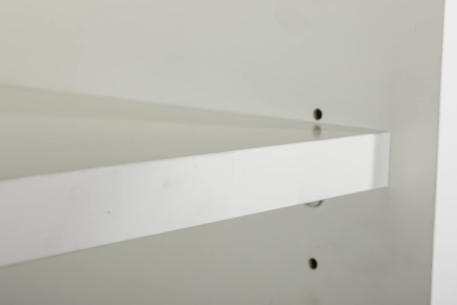 Thumbnail 4 de Composad Libreria Bassa DISEGNO con 2 Ripiani Regolabili – Bianco Laccato, 81,60 x 111,90 x 35,70 cm