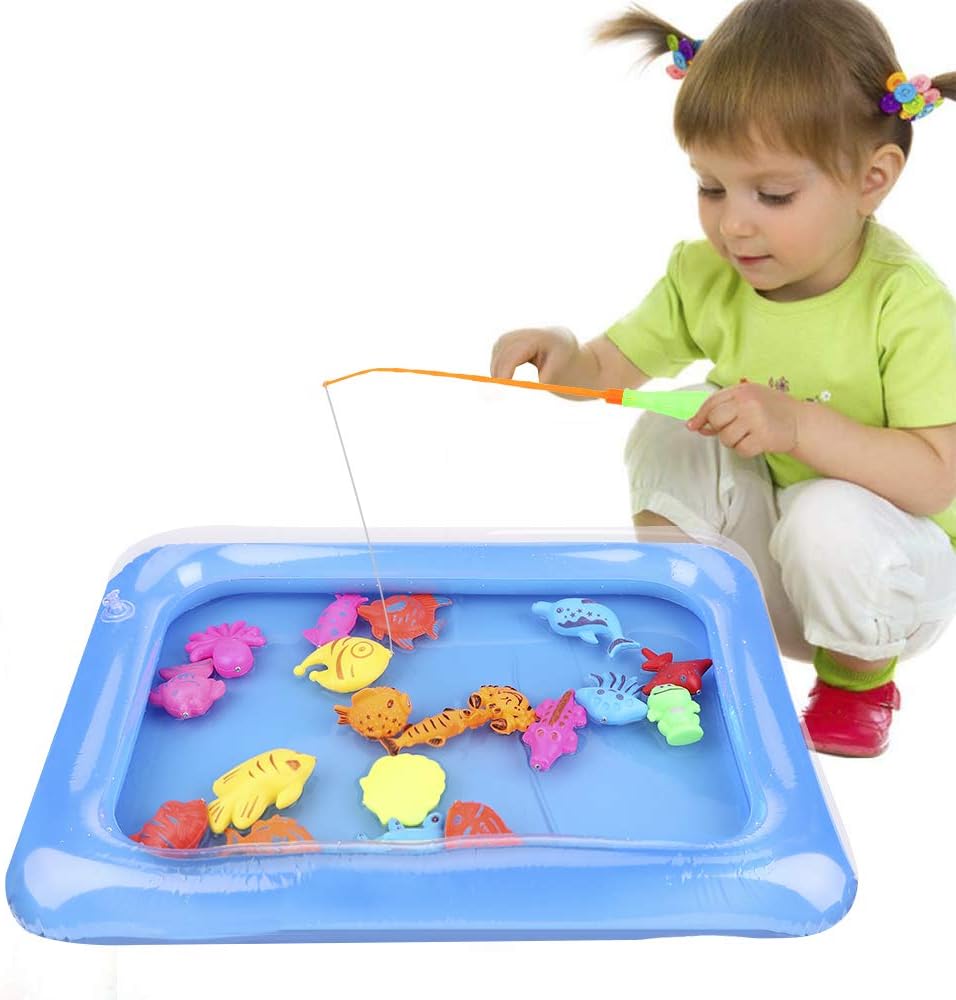 Thumbnail 4 de GOLDGE 42er Set Angelspielzeug fürs Baden – Magnetangeln im Wasserspiel für Kinder