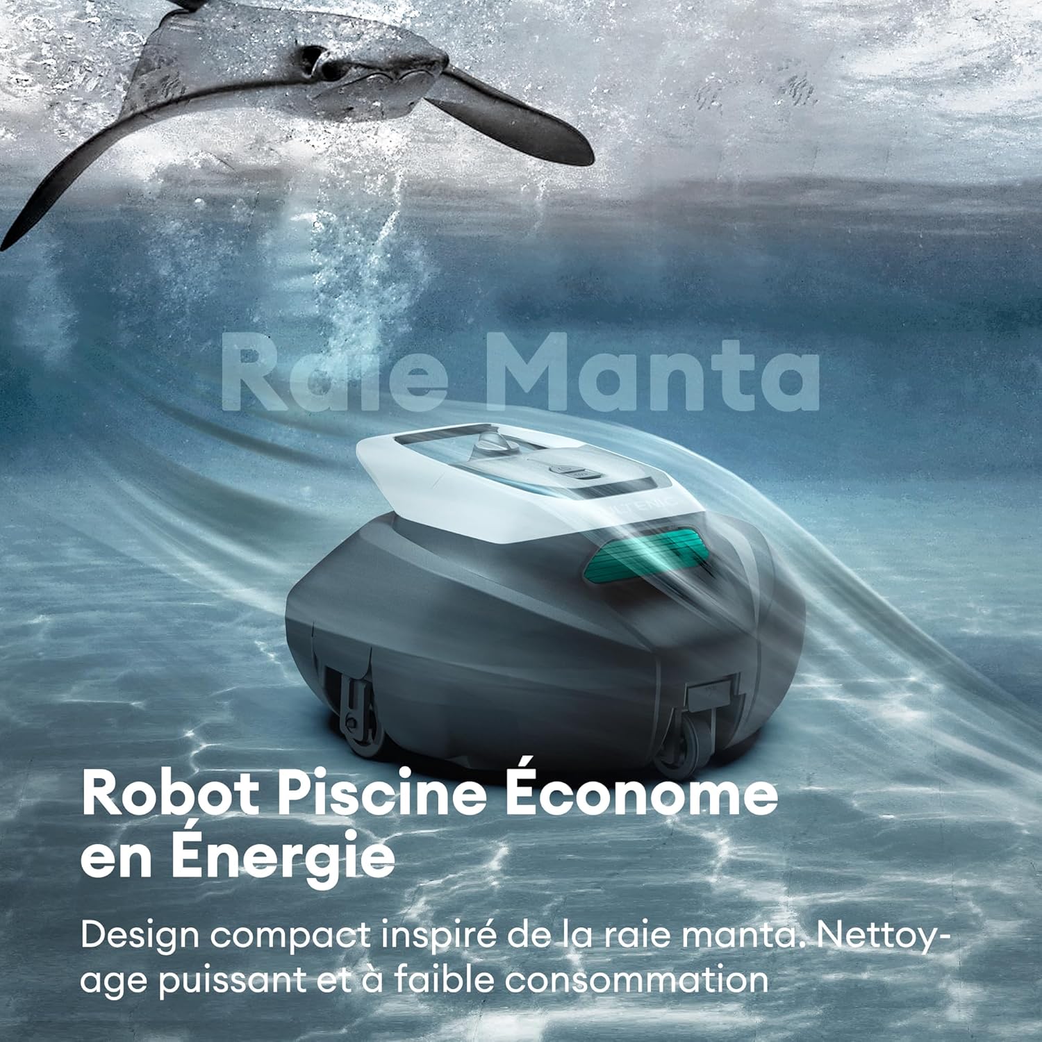 Thumbnail 1 de Ultenic Pooleco 10s — Robot Piscine sans Fil 80㎡, Contrôle APP et Autonomie 90 min