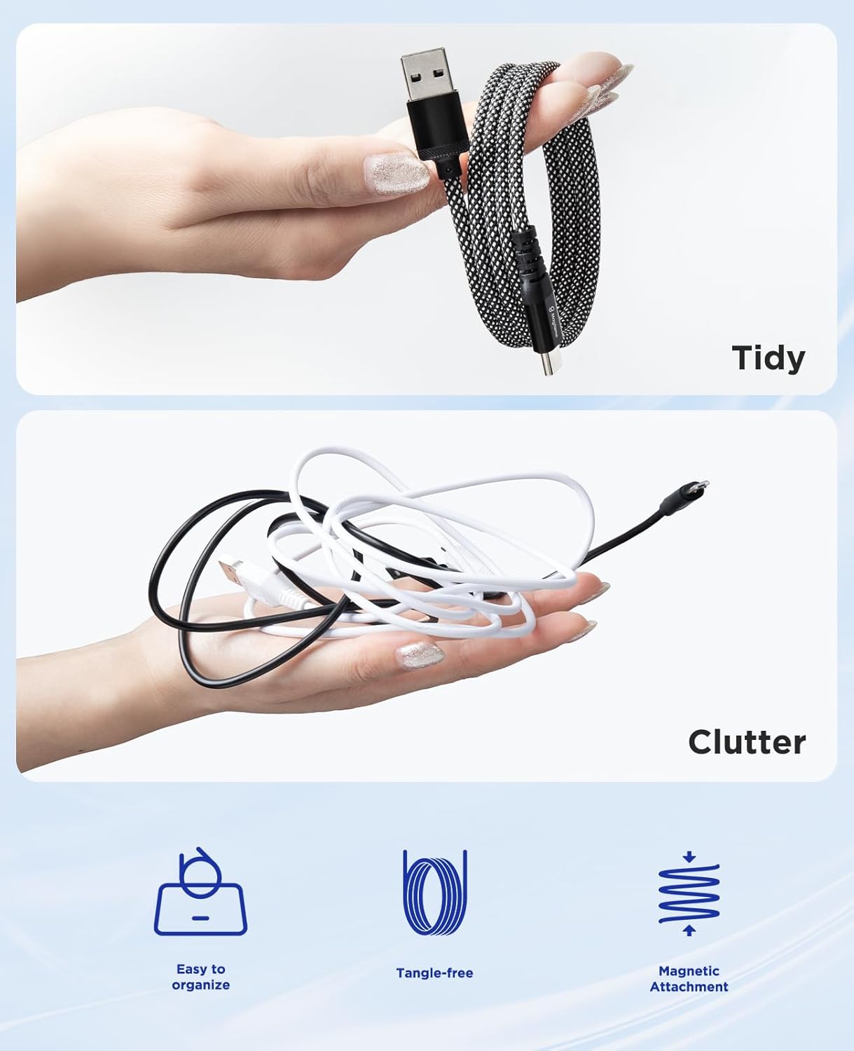 Thumbnail 1 de Magtame Cable Magnético USB-C ⌨️ Carga rápida 1.5m