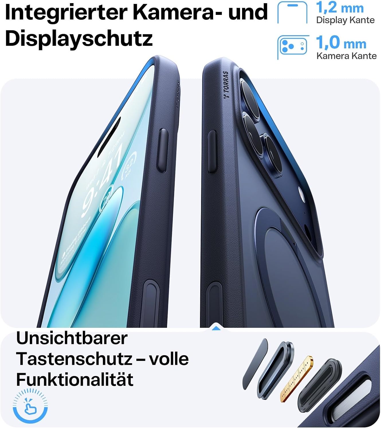 Thumbnail 6 de TORRAS Ostand Q3 Spin Hülle für iPhone 17 Pro Max
