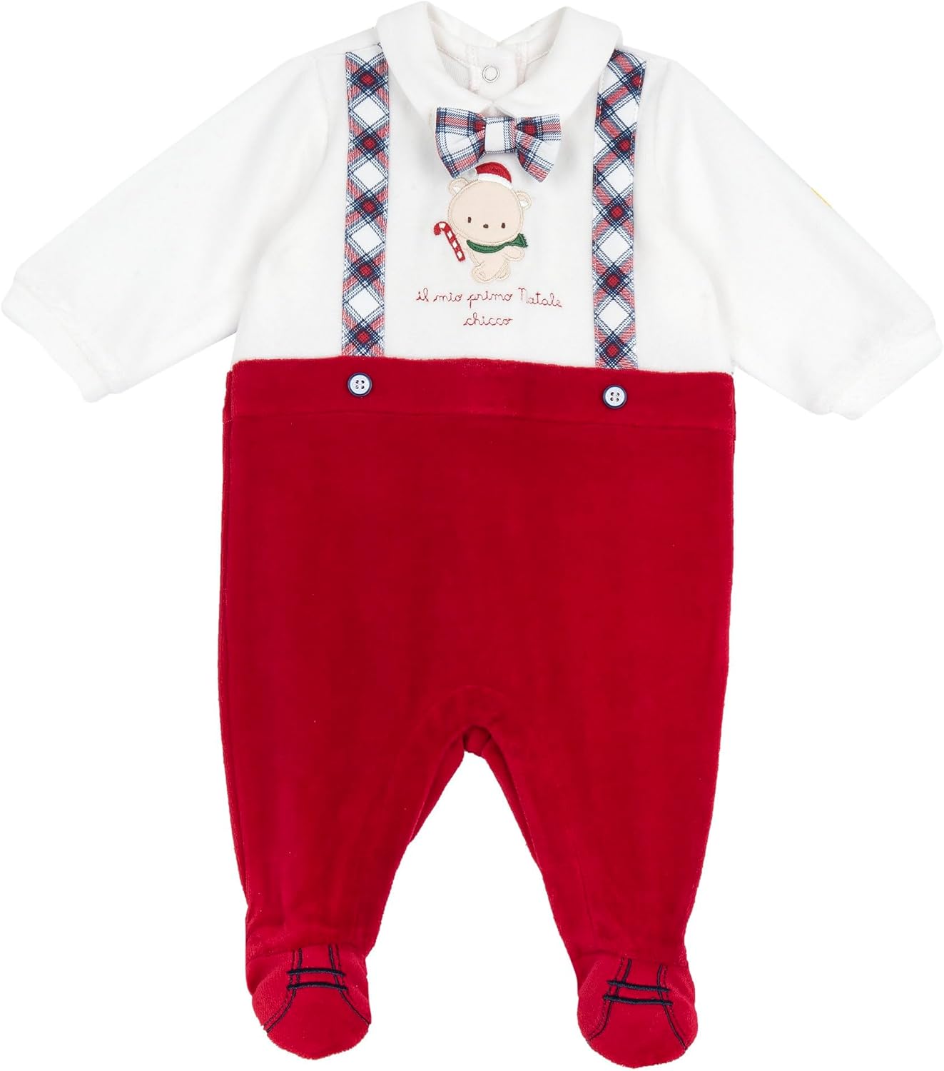 Thumbnail 6 de Chicco Weihnachtsstrampler für Jungen und Mädchen – 0–24 Monate, weicher Stoff, OEKO-TEX