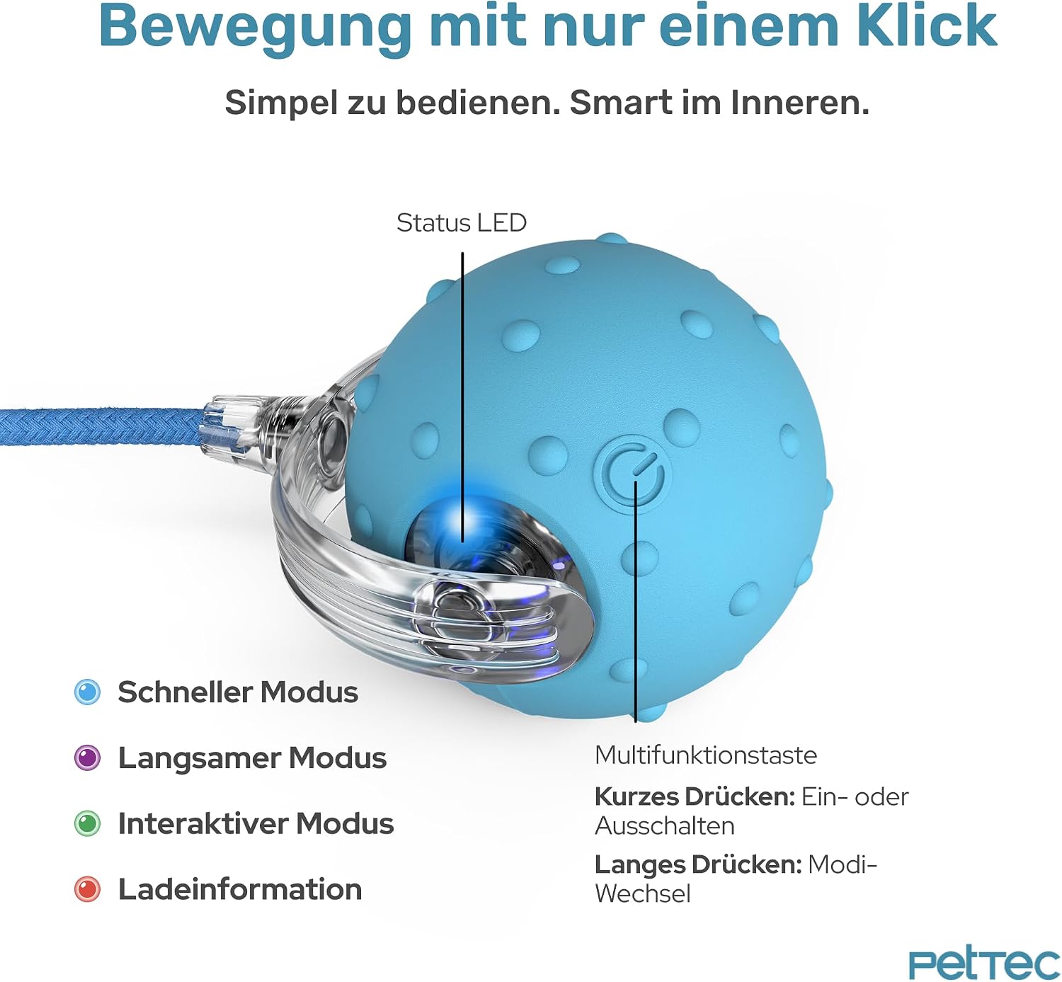 Thumbnail 2 de PetTec Katzenball Elektrisch 2X 🤖