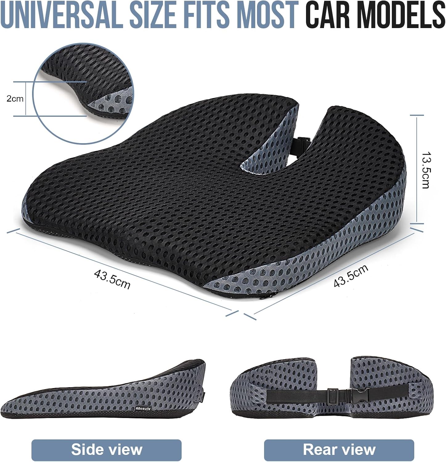 Thumbnail 3 de Ajiteogy Cuscino per sedile auto guidatore con memory foam